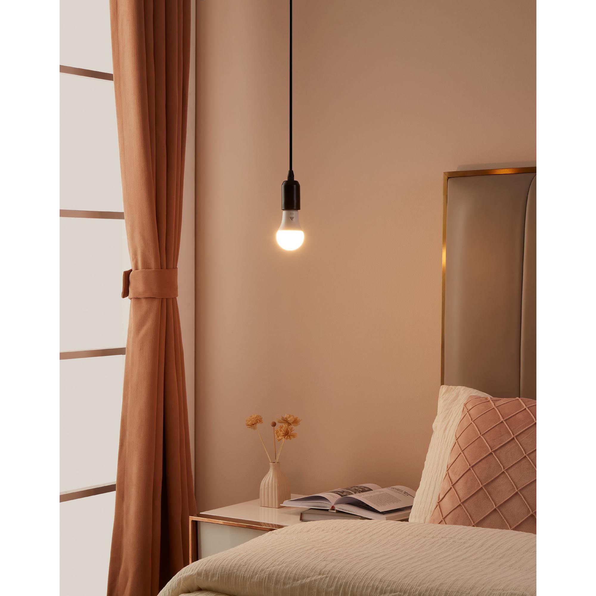 Ampoule Connectée en verre opale CONNECT Z E14 4,9W 470 lumens Changement de couleurs