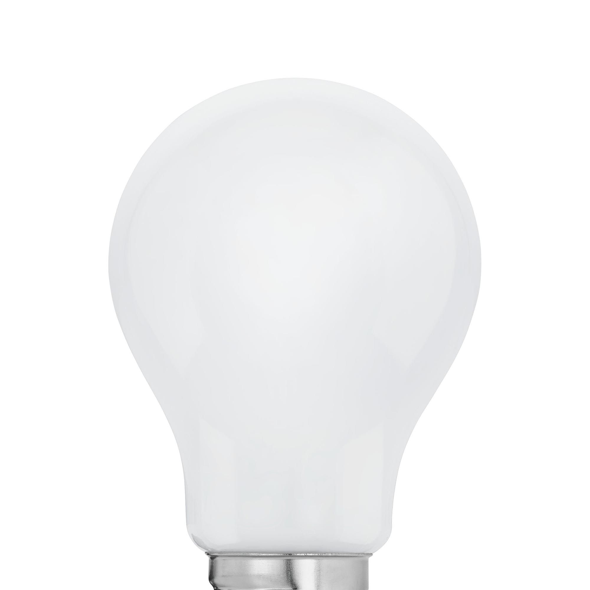 Ampoule Led Classic E27 verre opale forme standard 4W