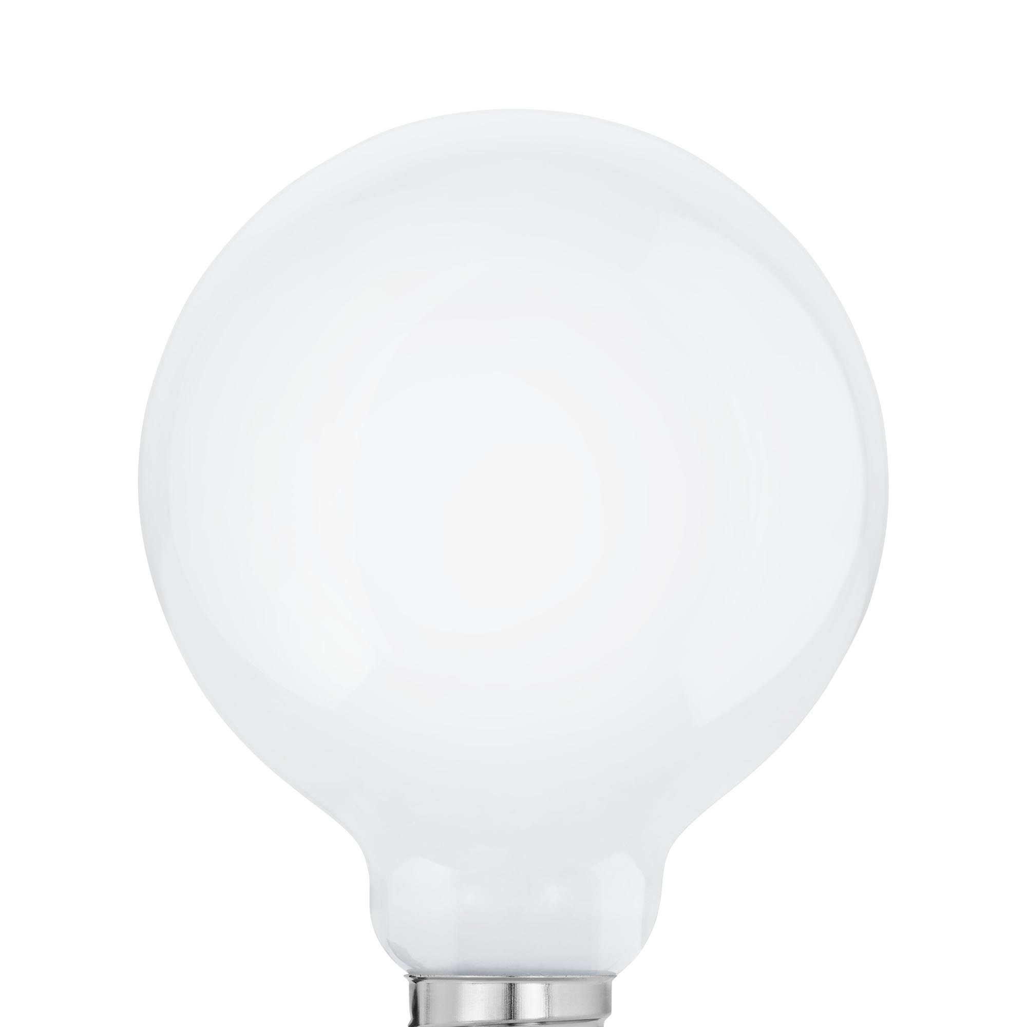 Ampoule Led Globe E27 verre opale forme globe D9,5 9W