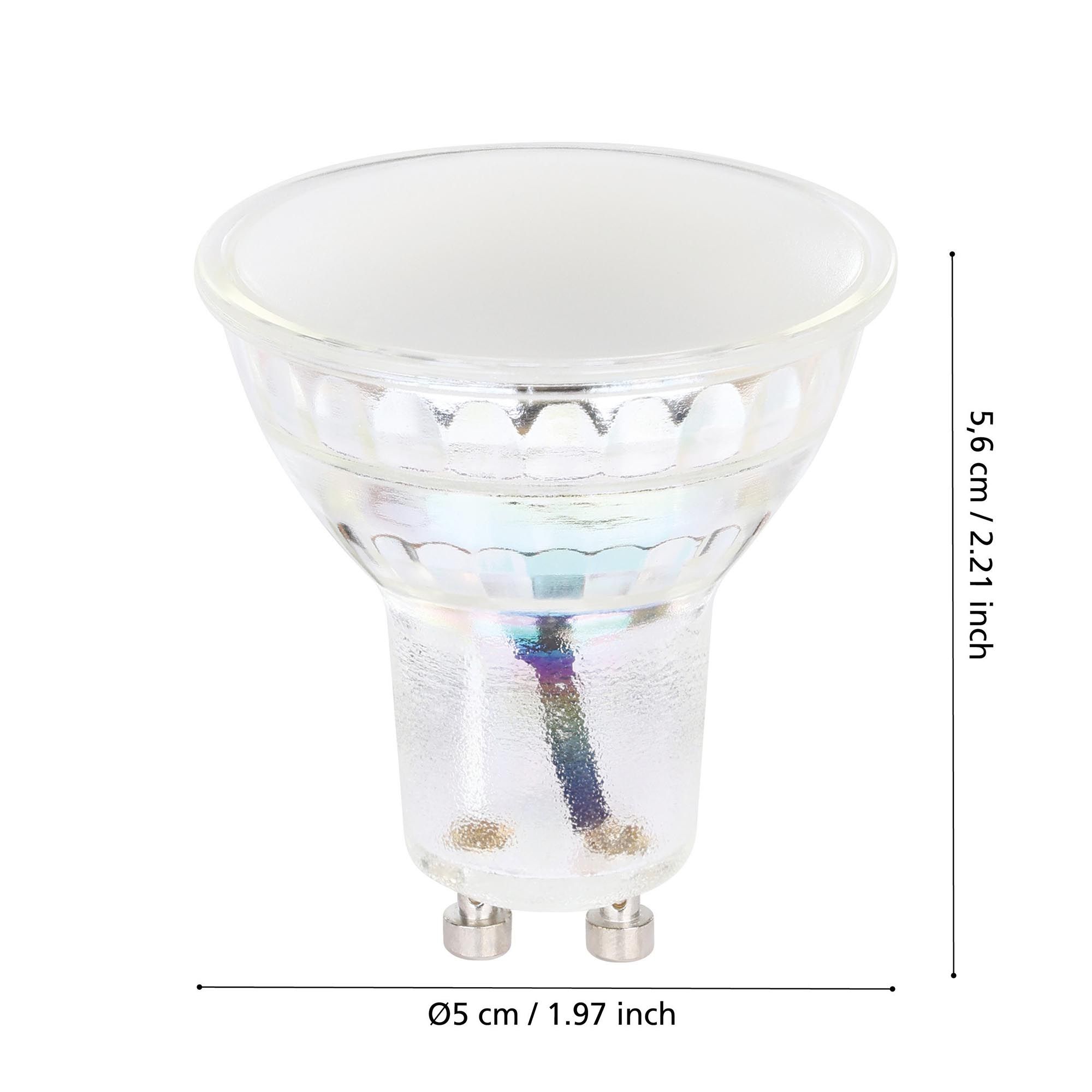 Ampoule filament décorative verre transparent GU10 5,8W