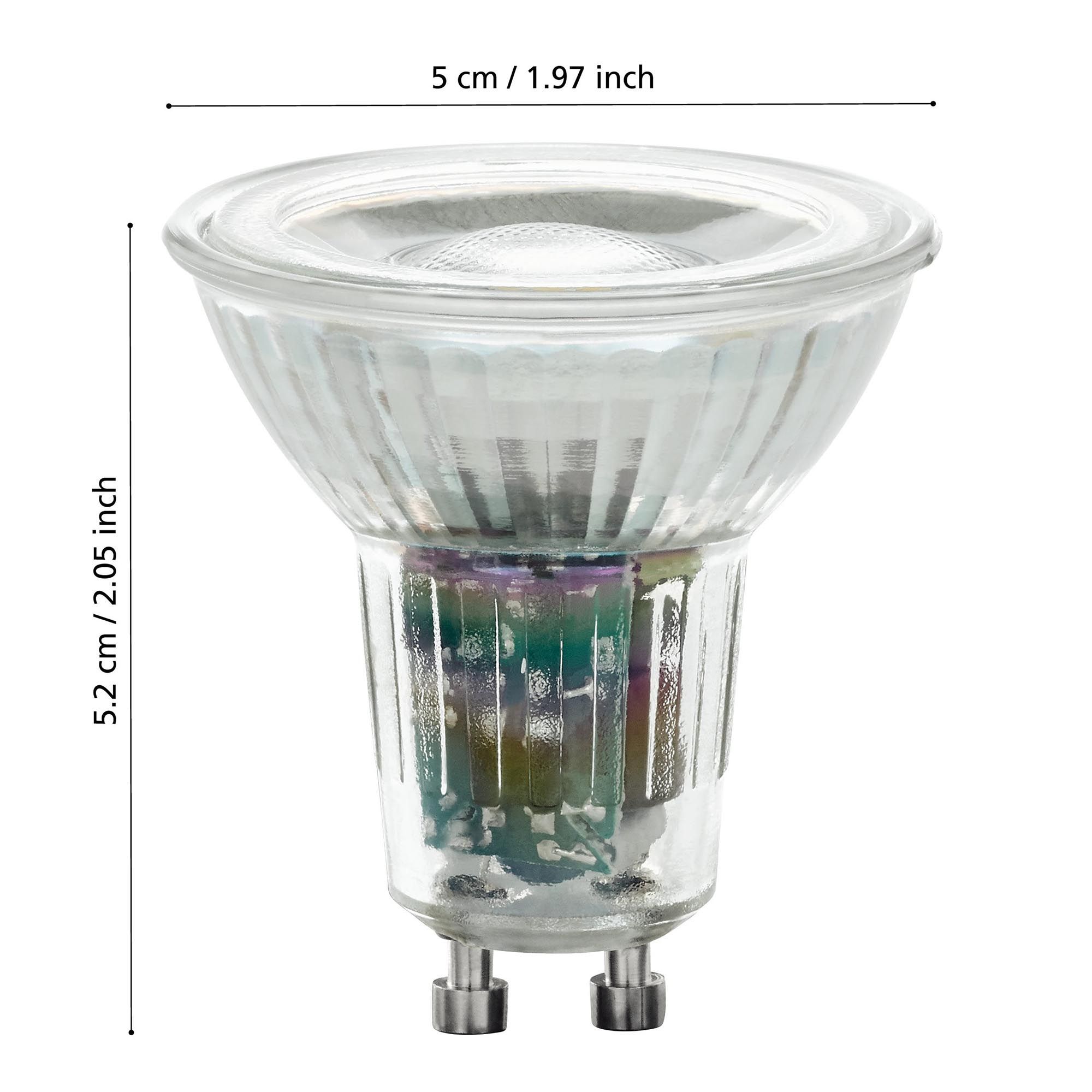 Ampoule filament décorative verre transparent GU10 5W