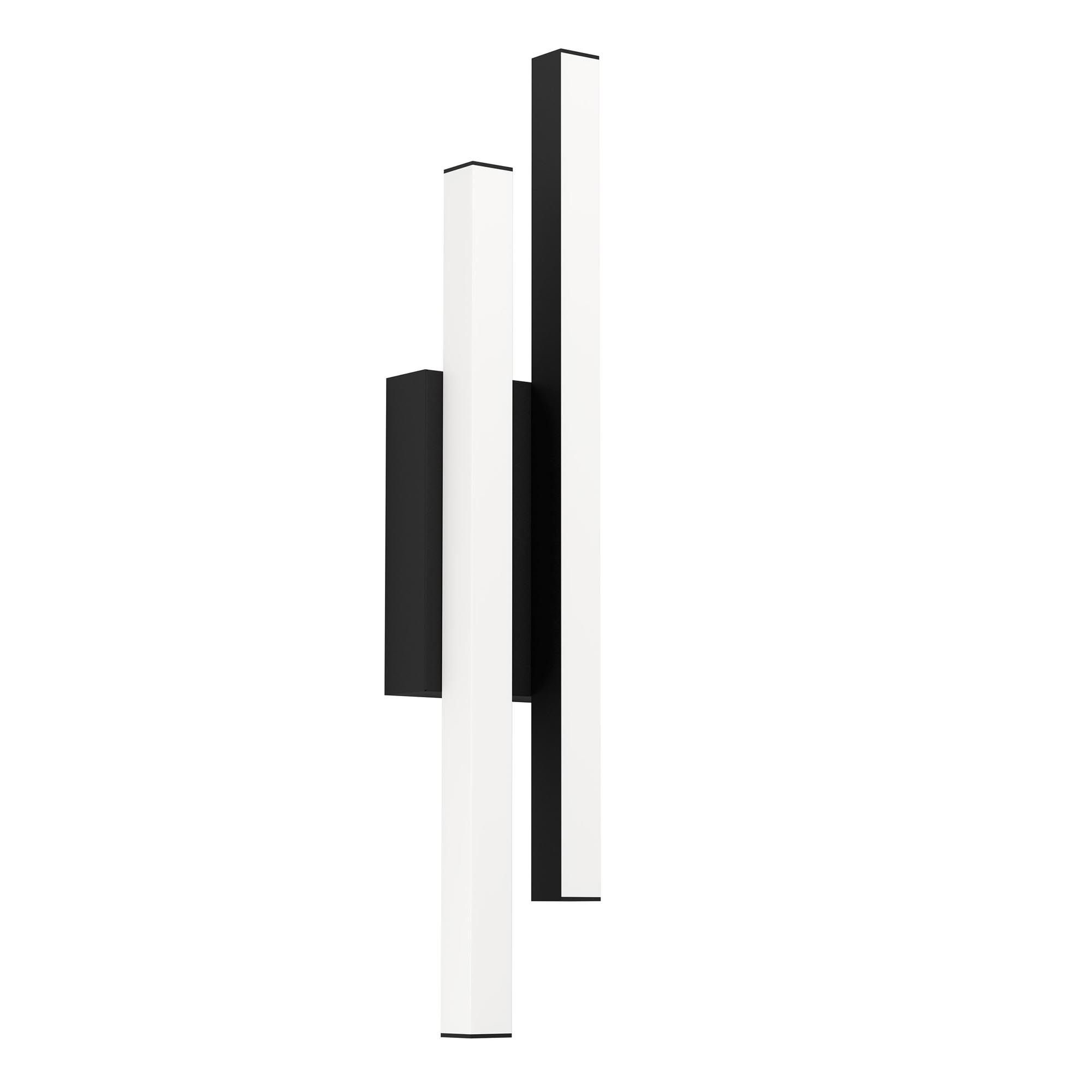 Applique LED SERRICELLA 3 noir/blanc H49,5cm