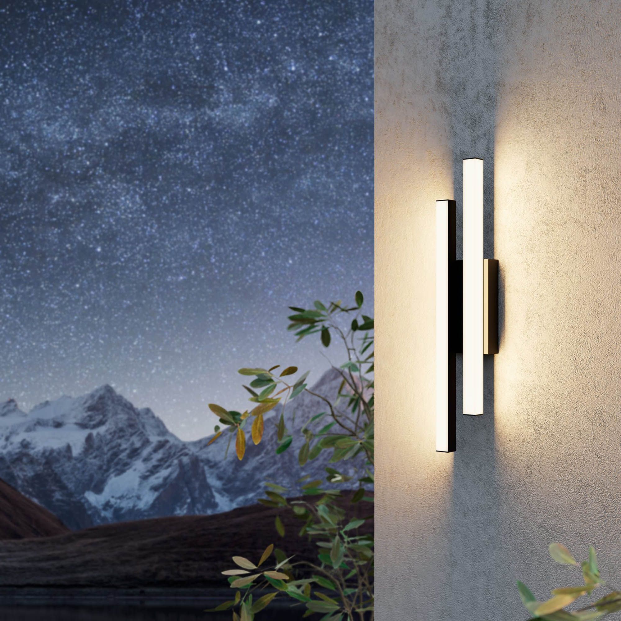 Applique LED SERRICELLA 3 noir/blanc H49,5cm