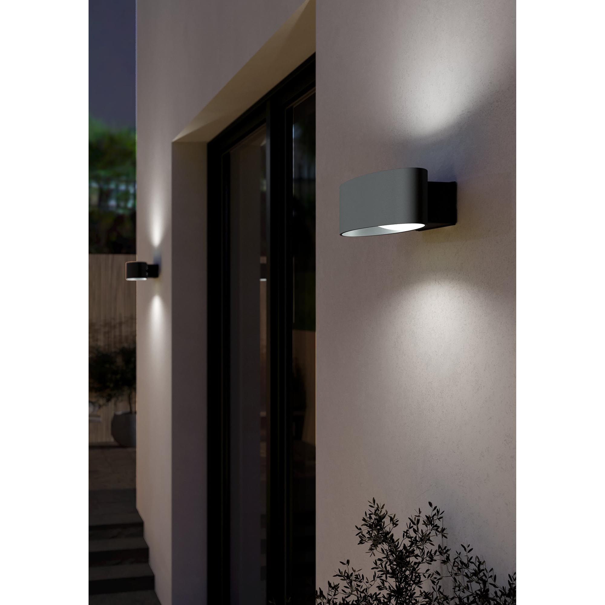Applique extérieure LED CHINOA anthracite H27cm