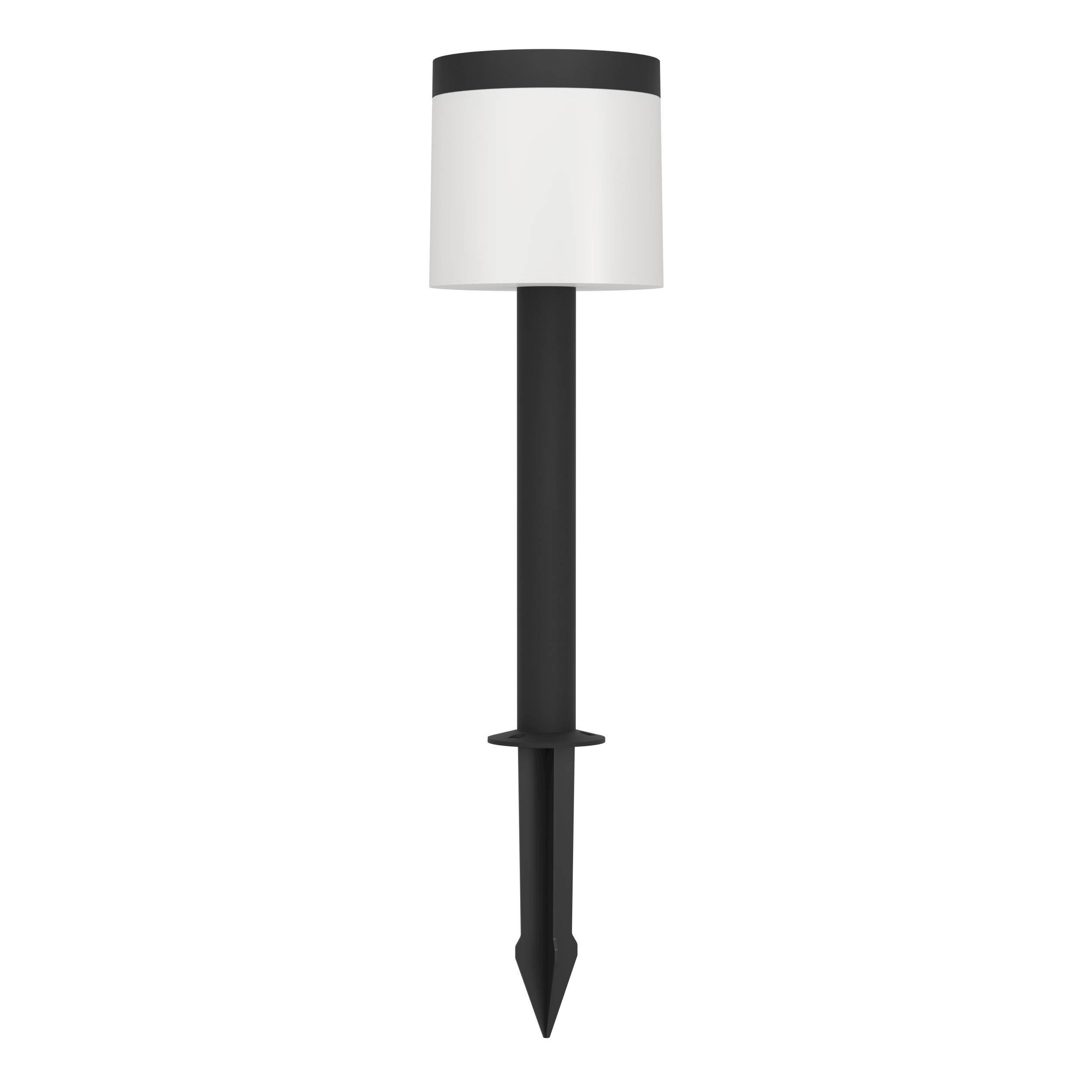 Borne extérieure à piquer LED PANTETE noir/blanc H65cm