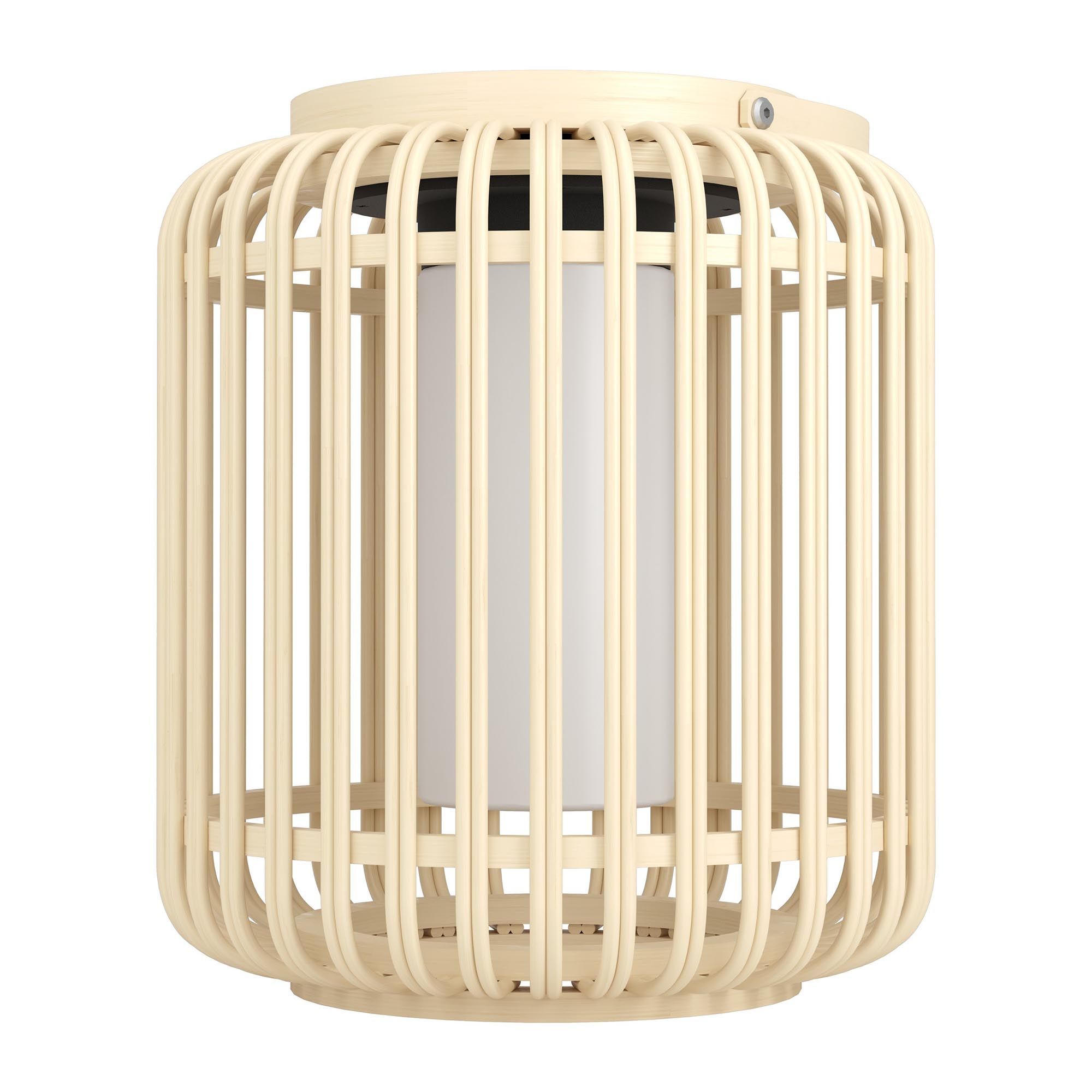 Lampe baladeuse extérieure LED MARLIANO bambou H24cm