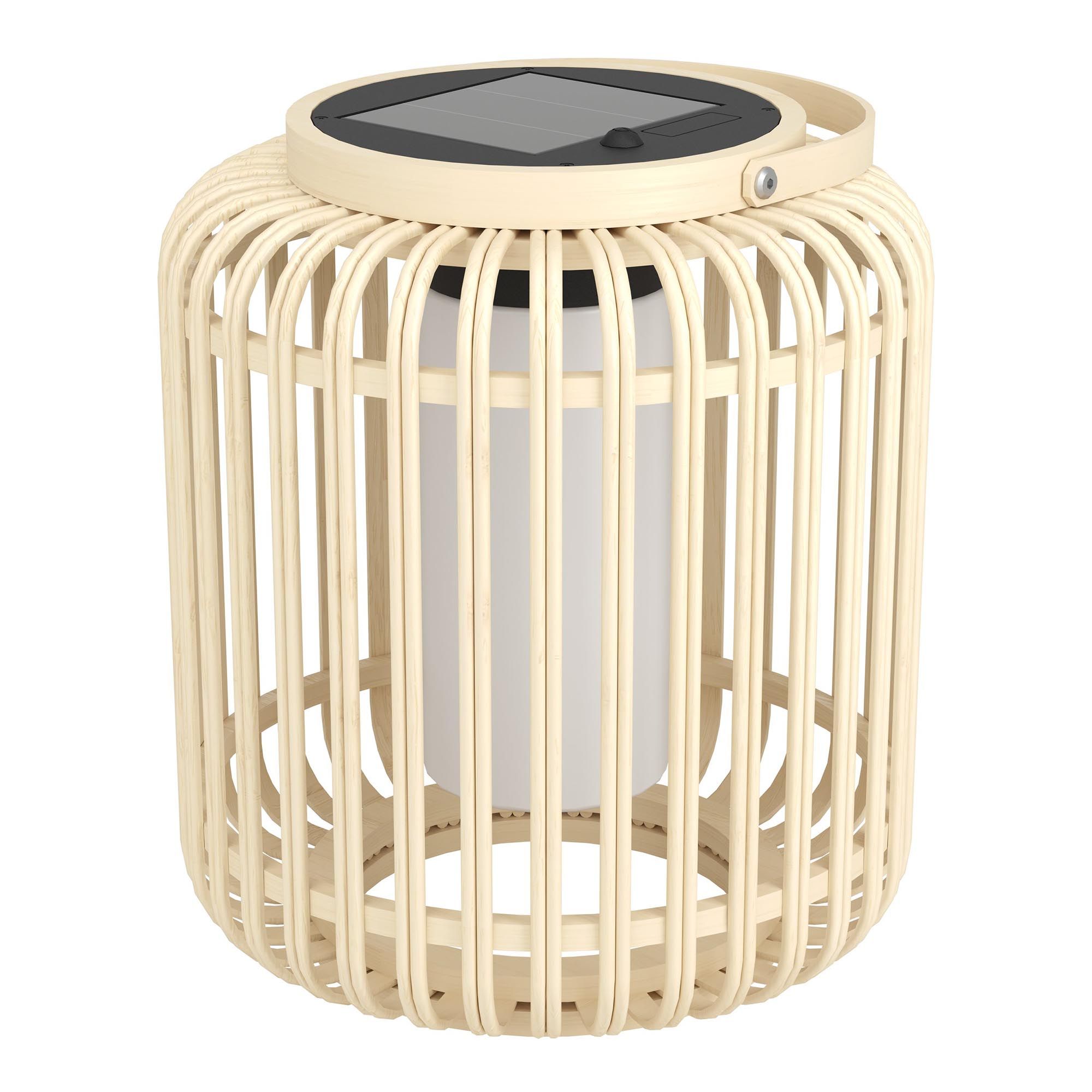 Lampe baladeuse extérieure LED MARLIANO bambou H24cm
