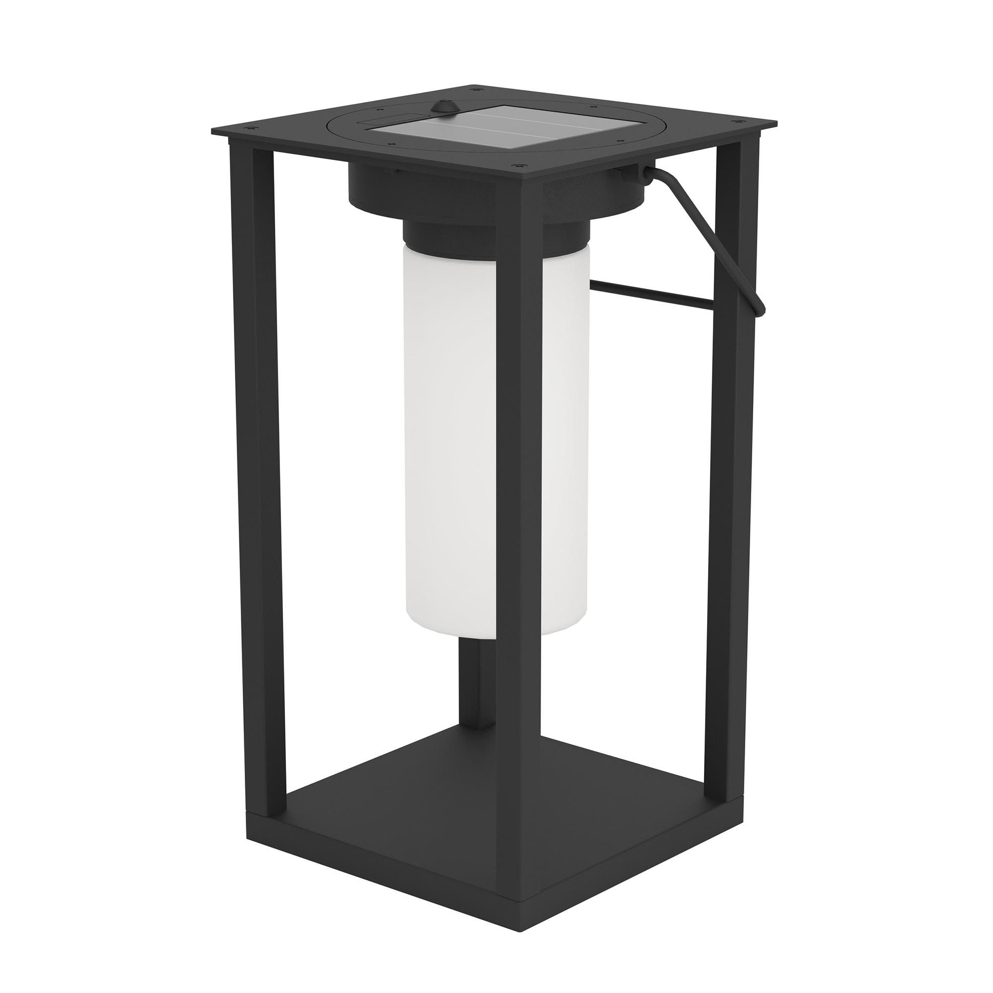 Lampe de table extérieure LED USIGNI noir H28cm