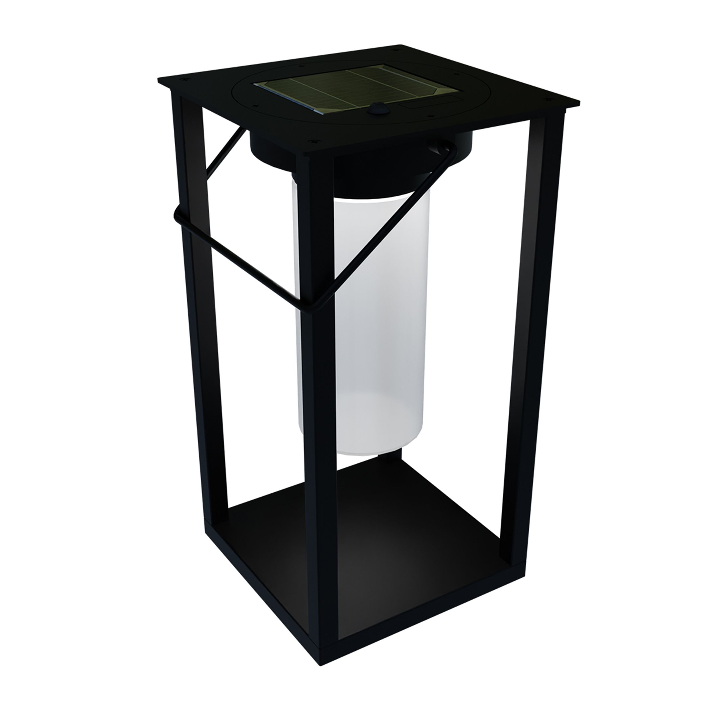Lampe de table extérieure LED USIGNI noir H28cm