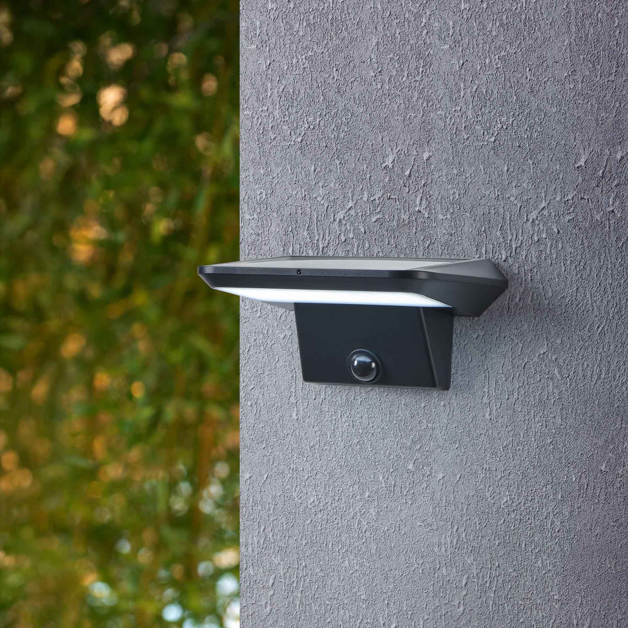 Applique extérieure LED PORRASSA noir H7,5cm