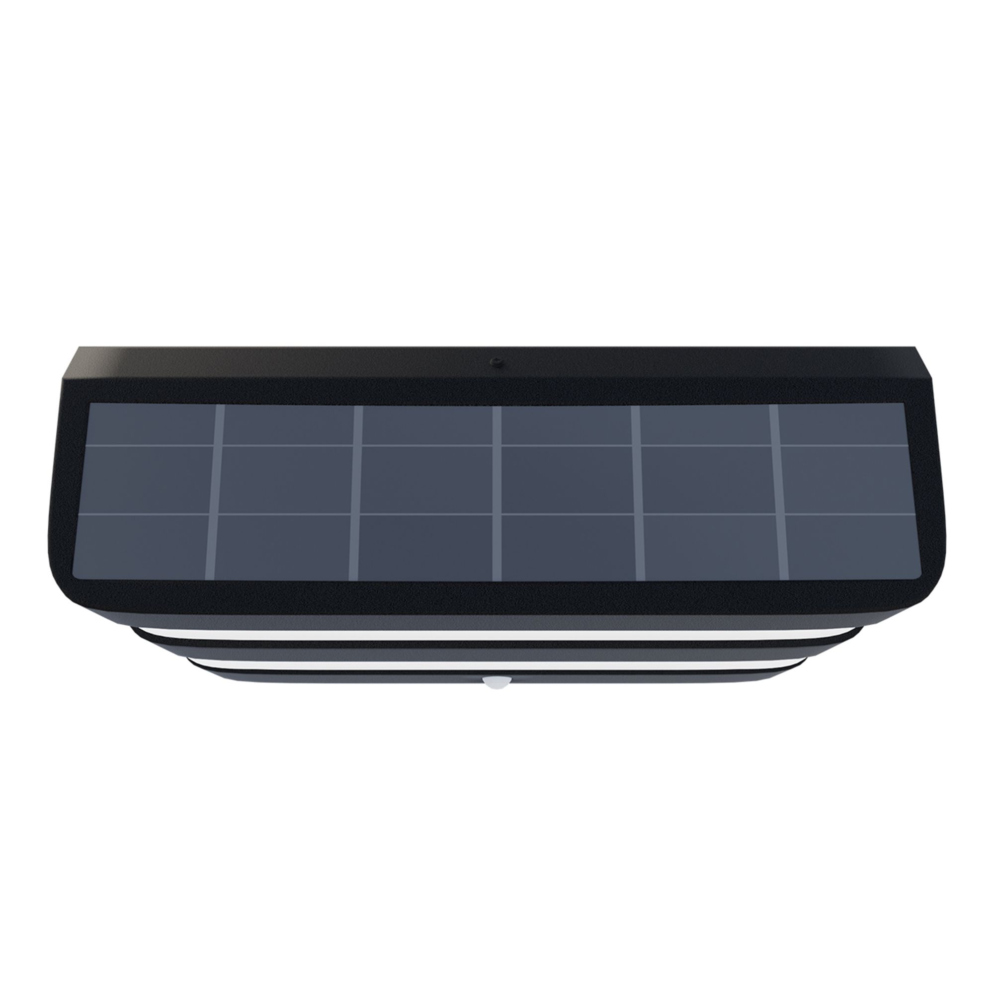Applique extérieure LED solaire STIAPPA noir H20cm