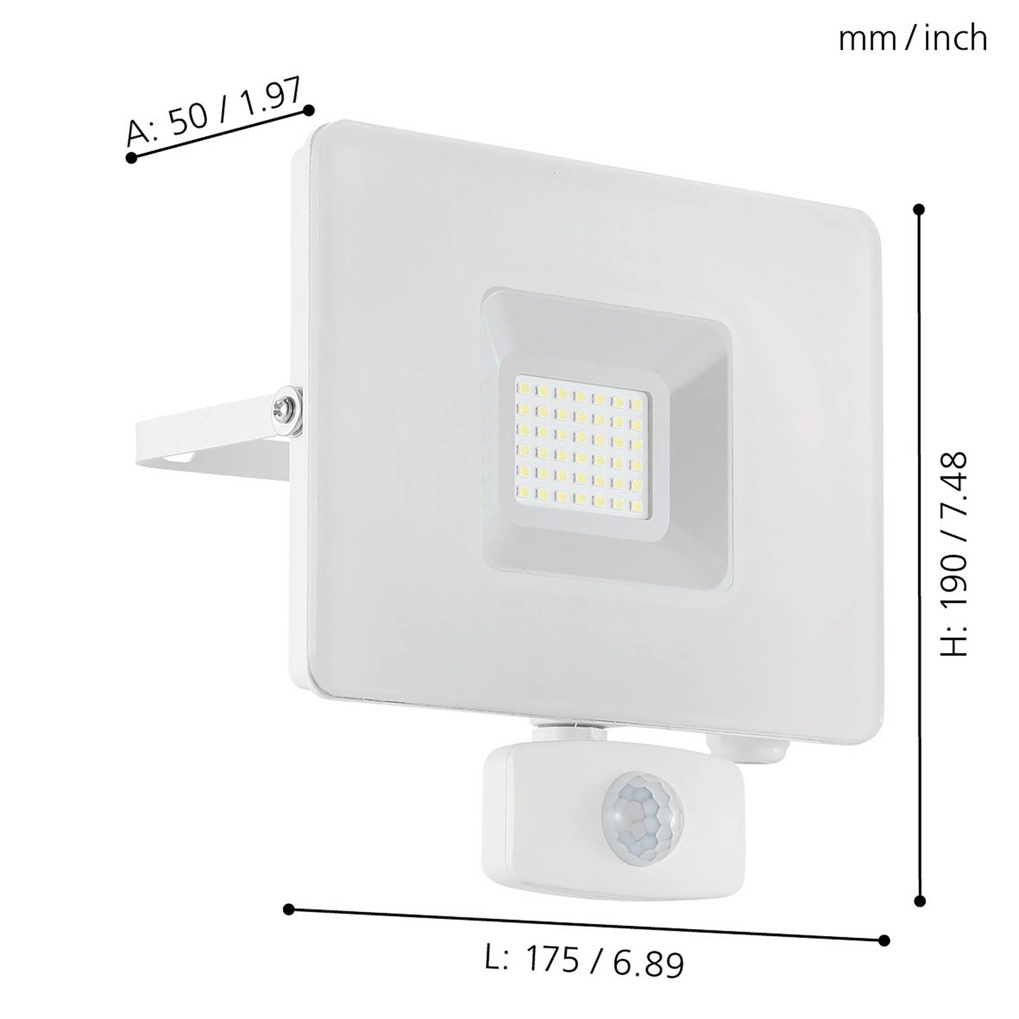 Projecteur extérieur LED FAEDO H19cm