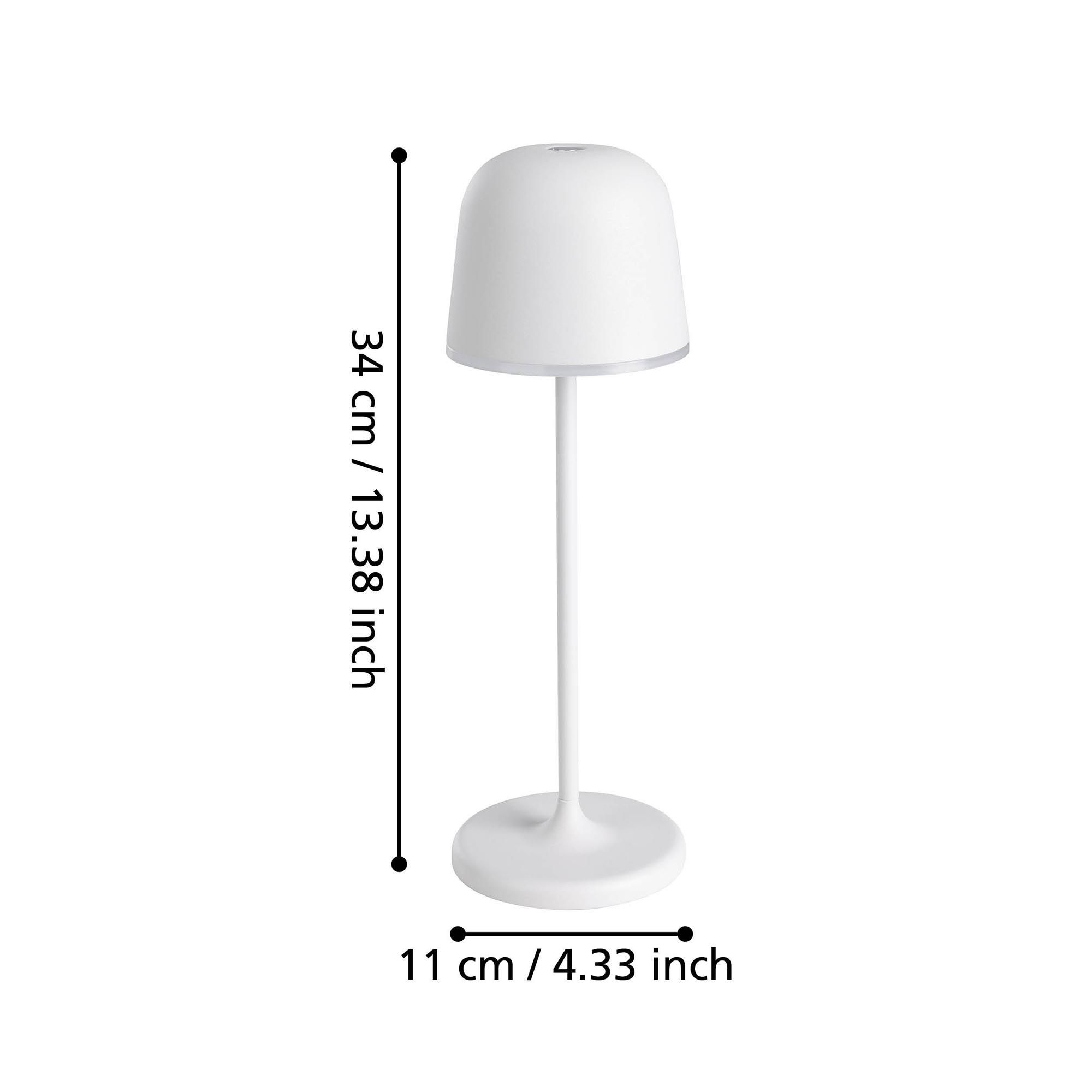 Lampe extérieure LED MANNERA blanc H34cm