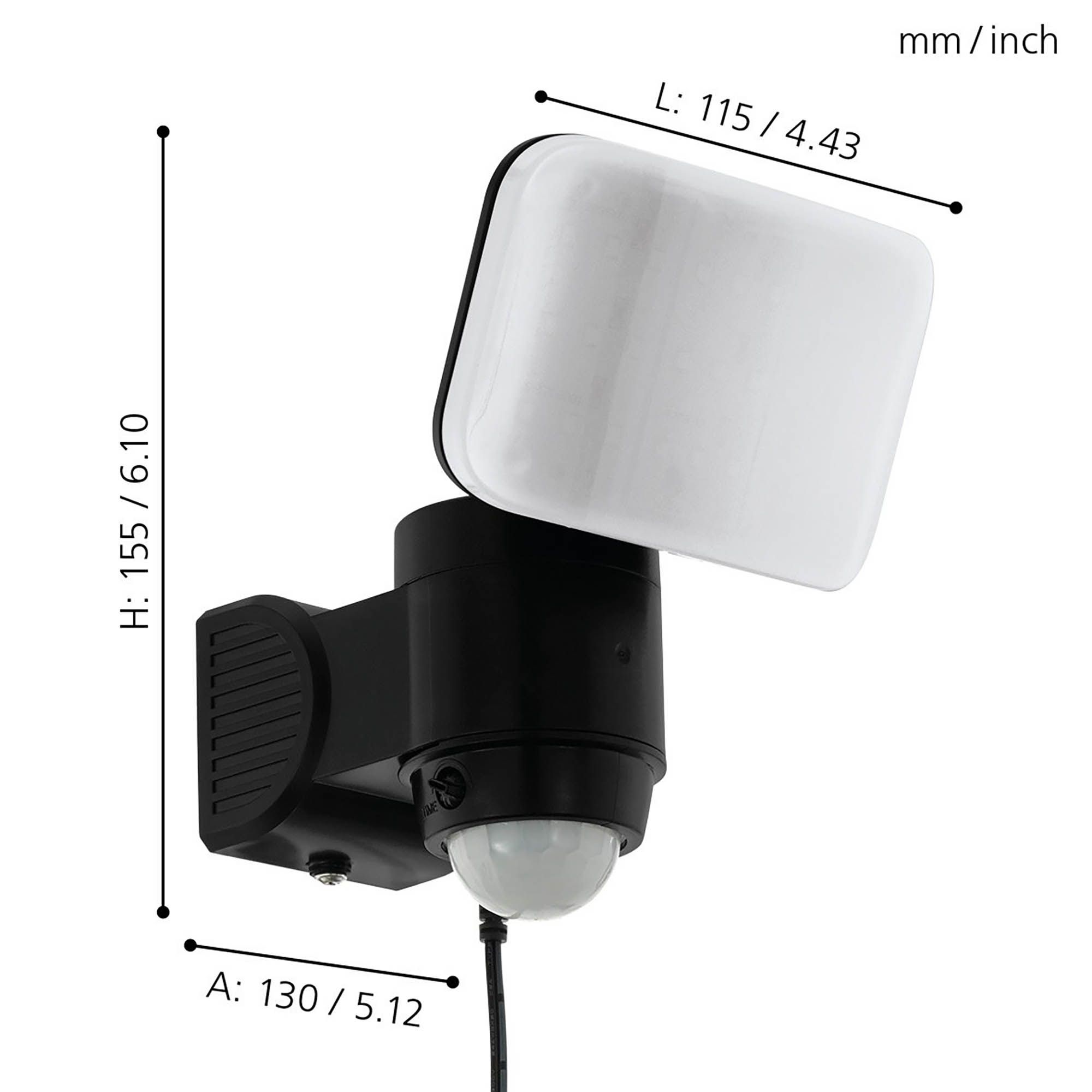 Projecteur extérieure LED solaire CASABAS H15,5cm
