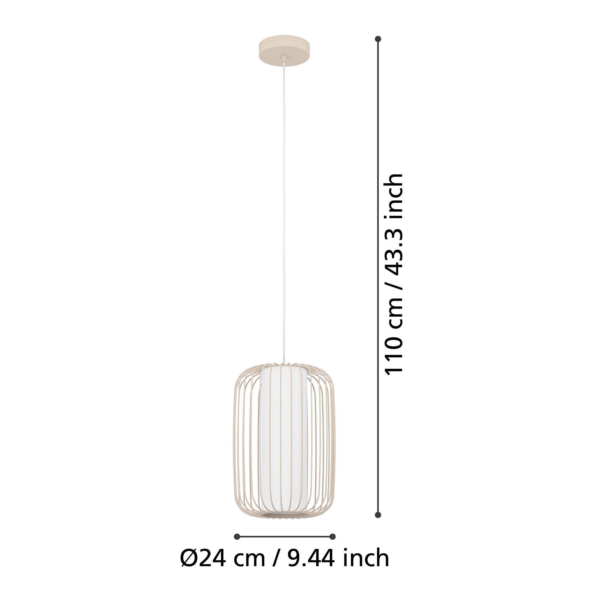 Suspension TERRAROSA sable Ø24cm