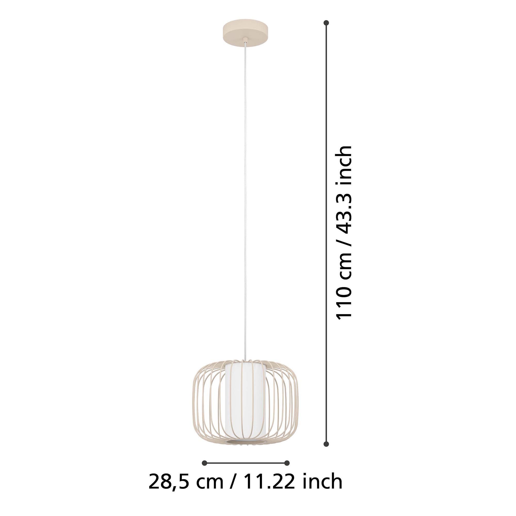 Suspension TERRAROSA sable Ø28,5cm