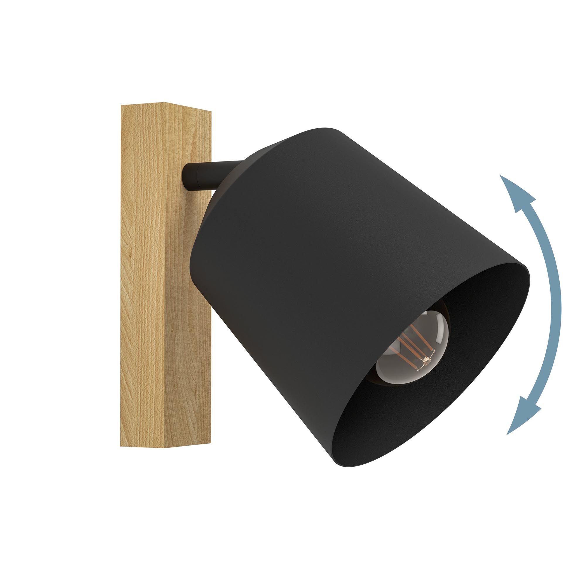 Applique  COTORRO noir/bois
