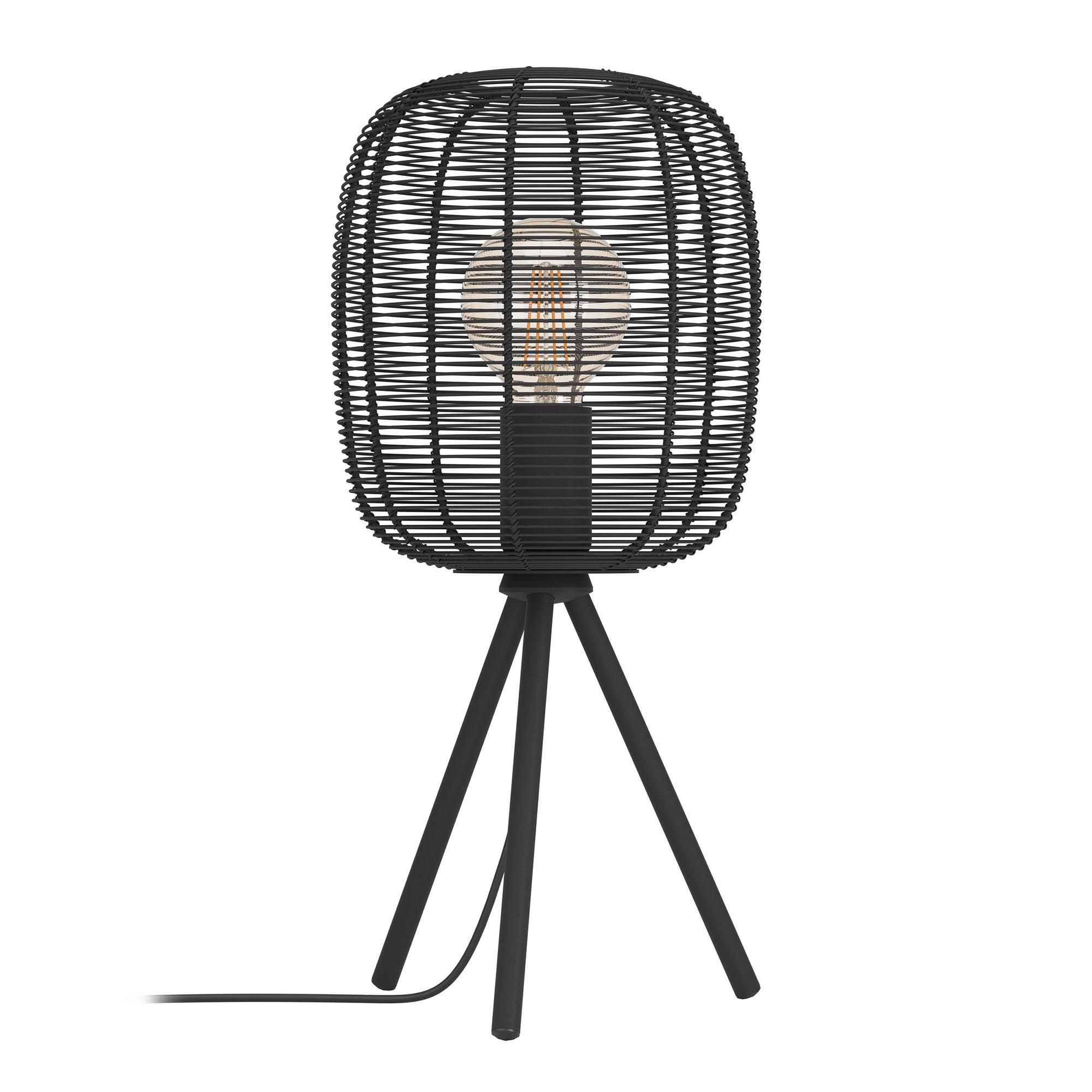Lampe RINROE noir H44cm