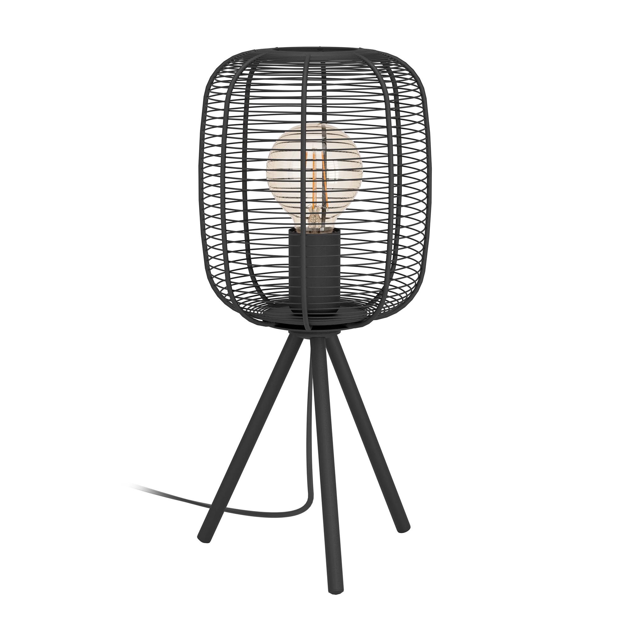 Lampe RINROE noir H44cm