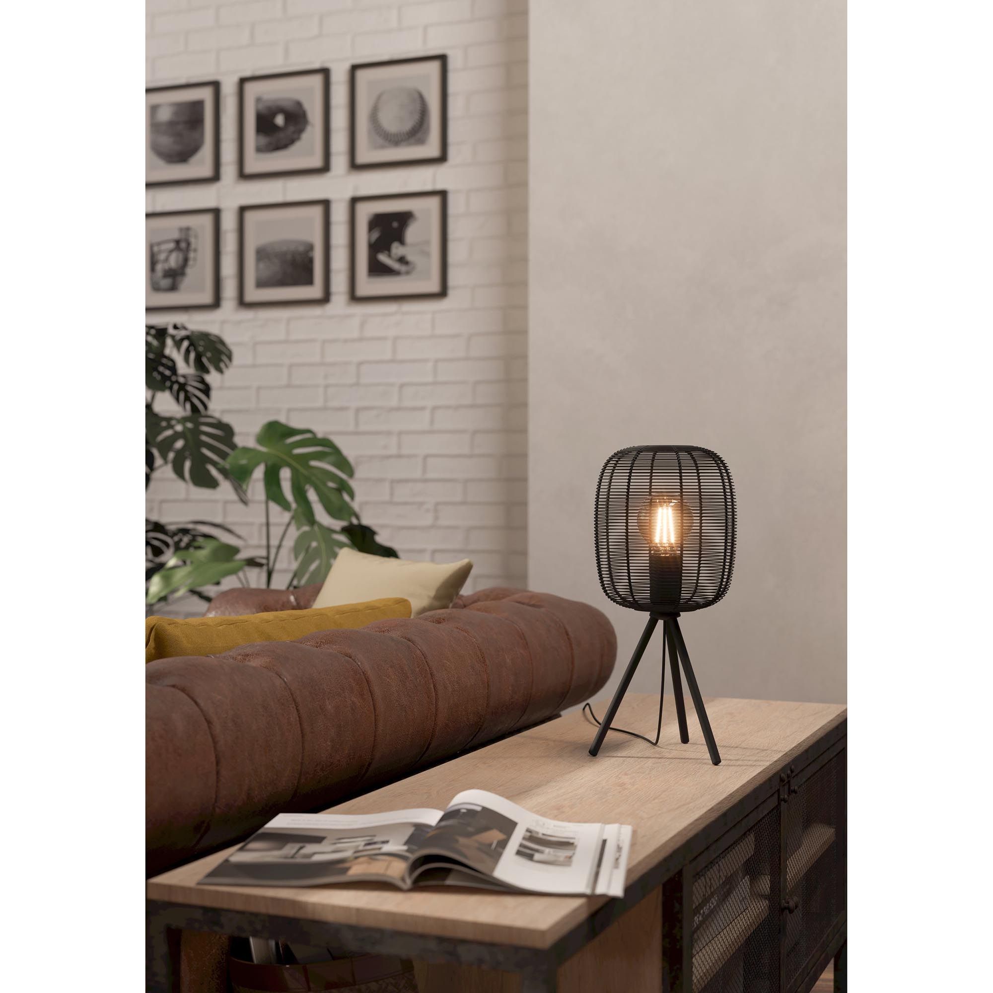 Lampe RINROE noir H44cm