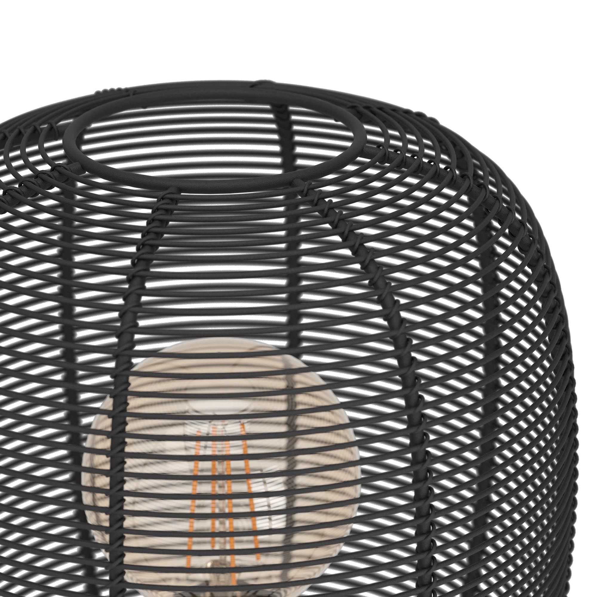 Lampe RINROE noir H44cm