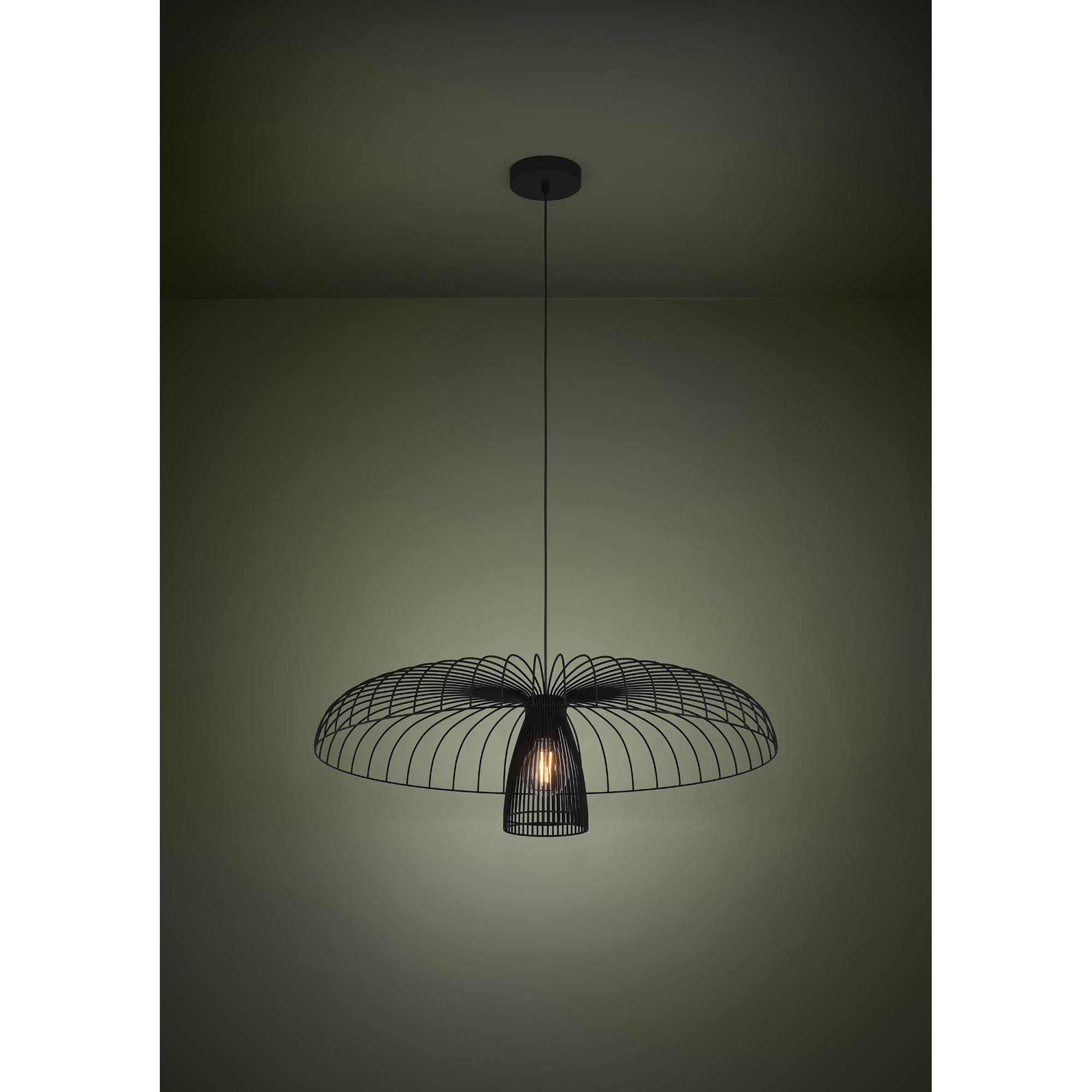 Suspension CHAMPERICO noir Ø77cm
