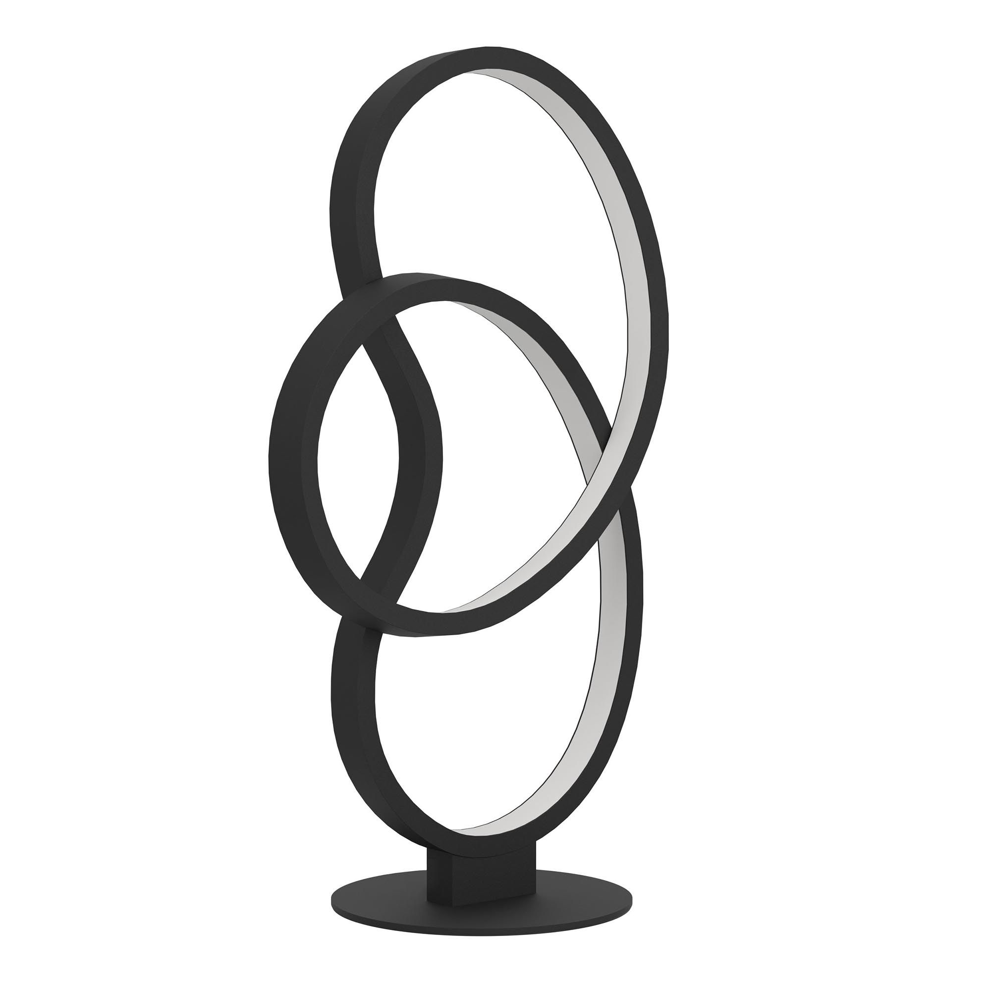 Lampe de table LED GIANELLA noir H39,5cm