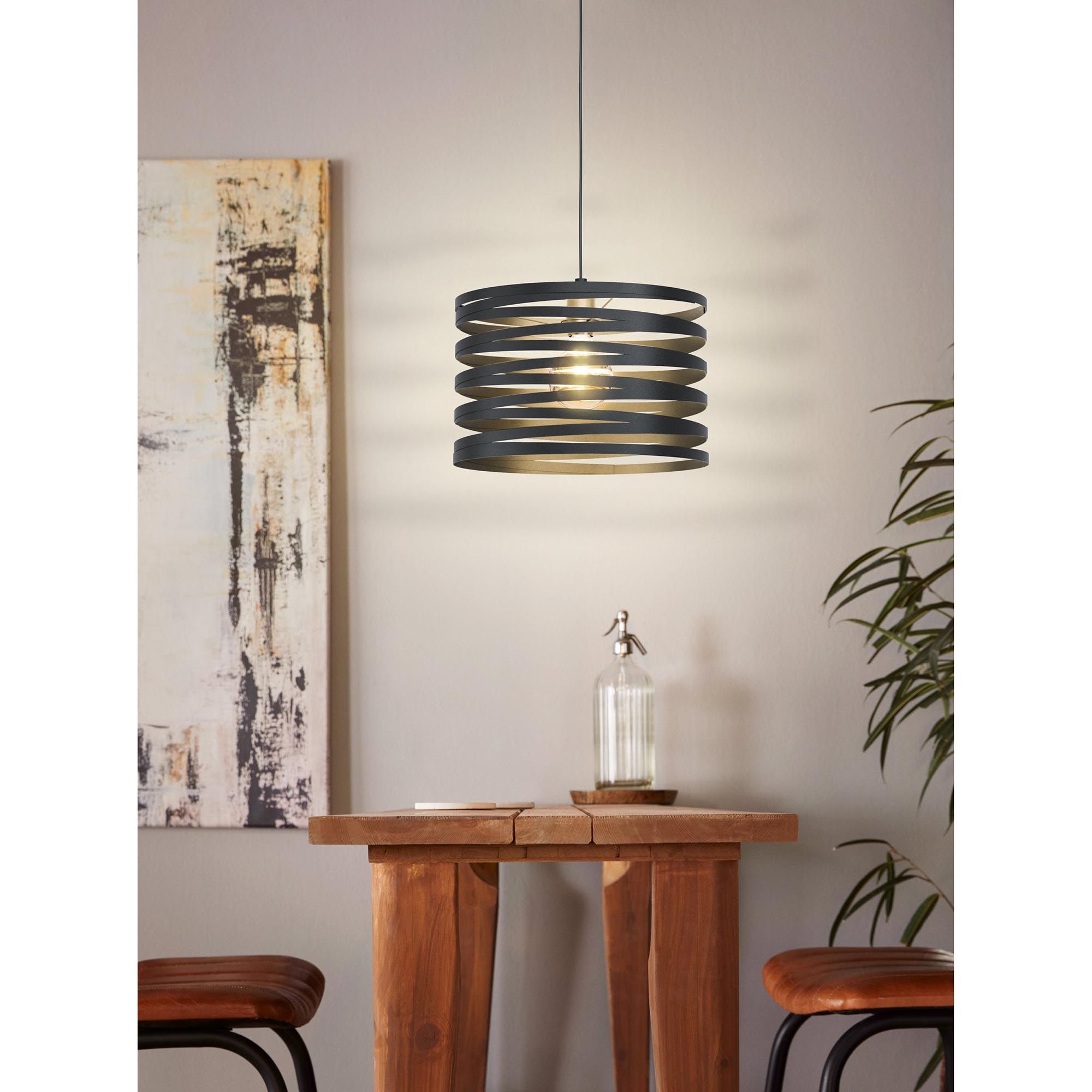 Suspension CREMELLA noir Ø37cm