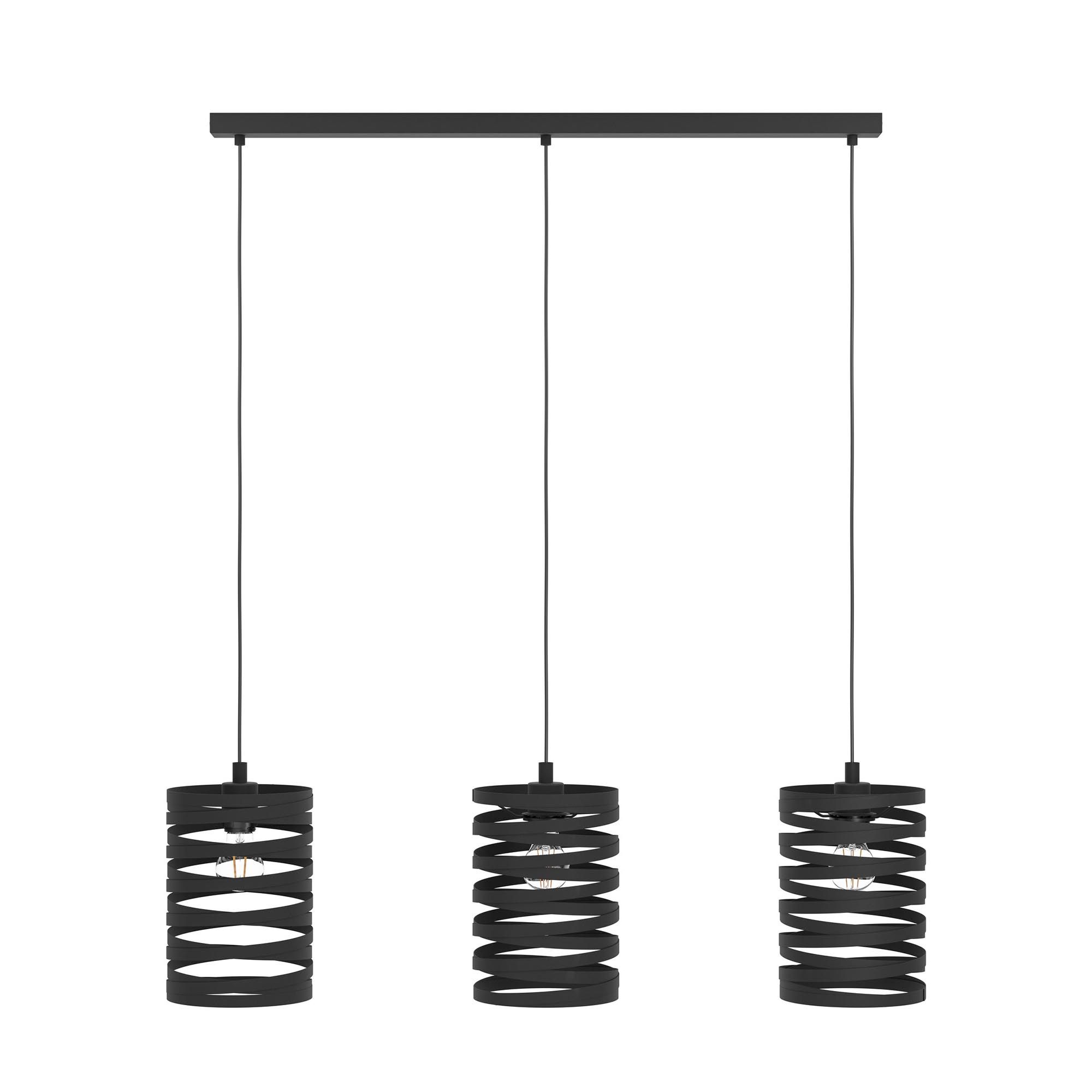 Suspension CREMELLA noir L93cm