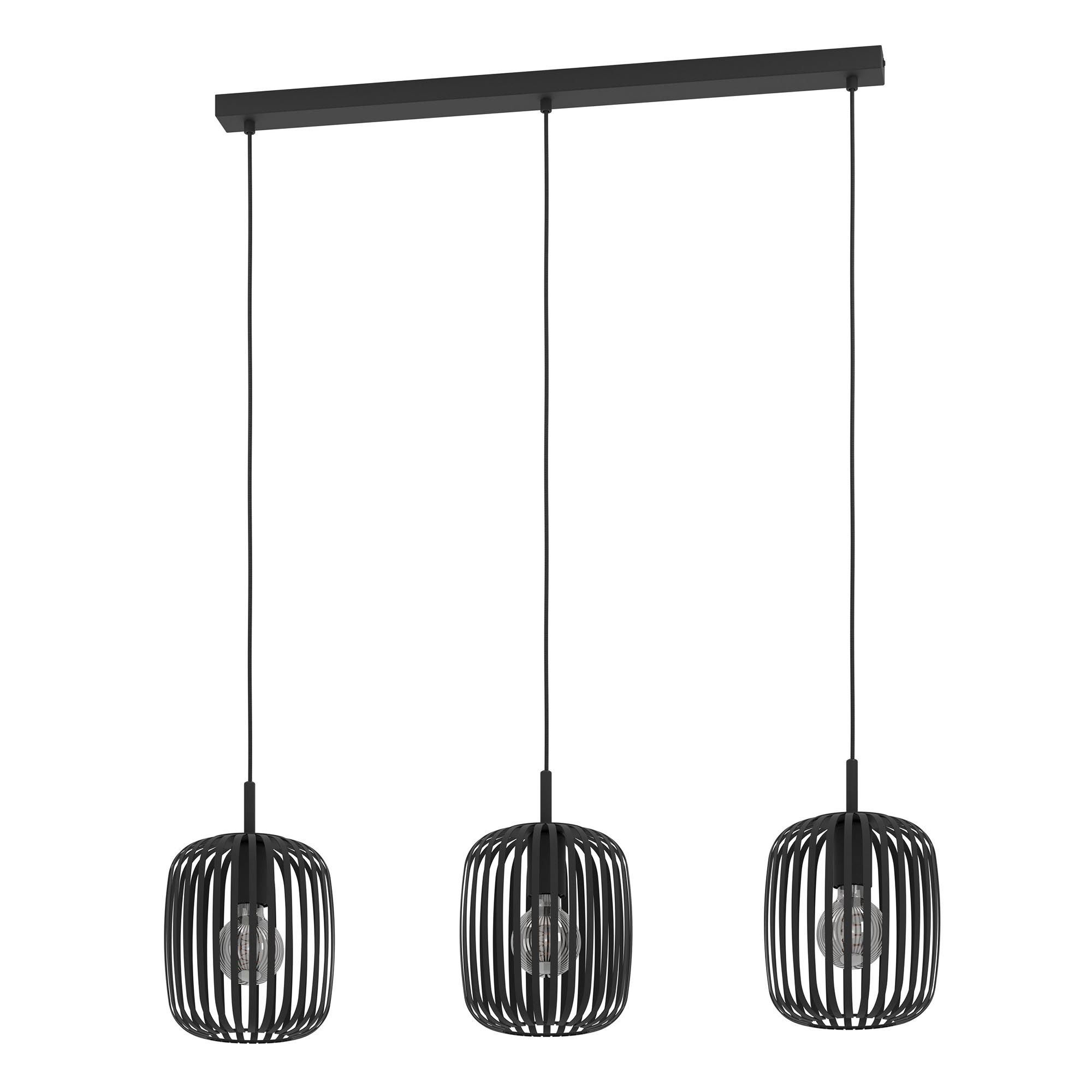 Suspension ROMAZZINA noir L90cm
