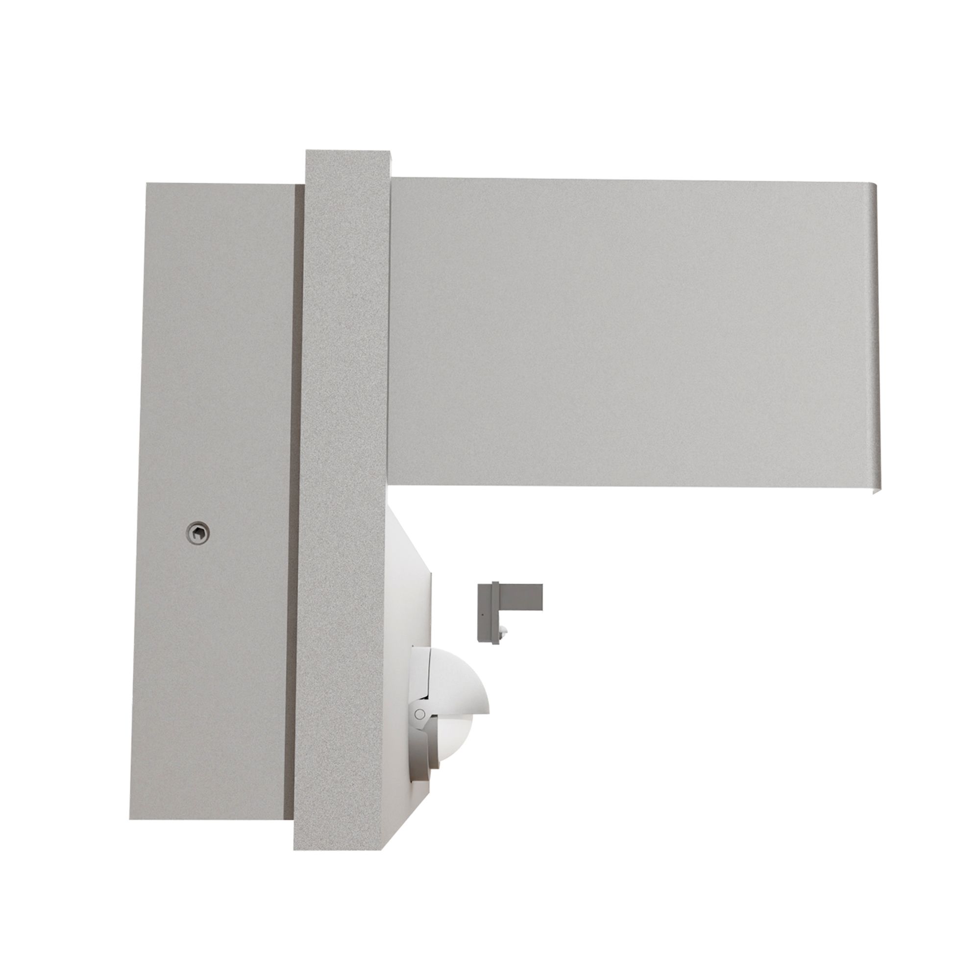 Applique extérieure détecteur LED AZZINANO gris H18,5cm