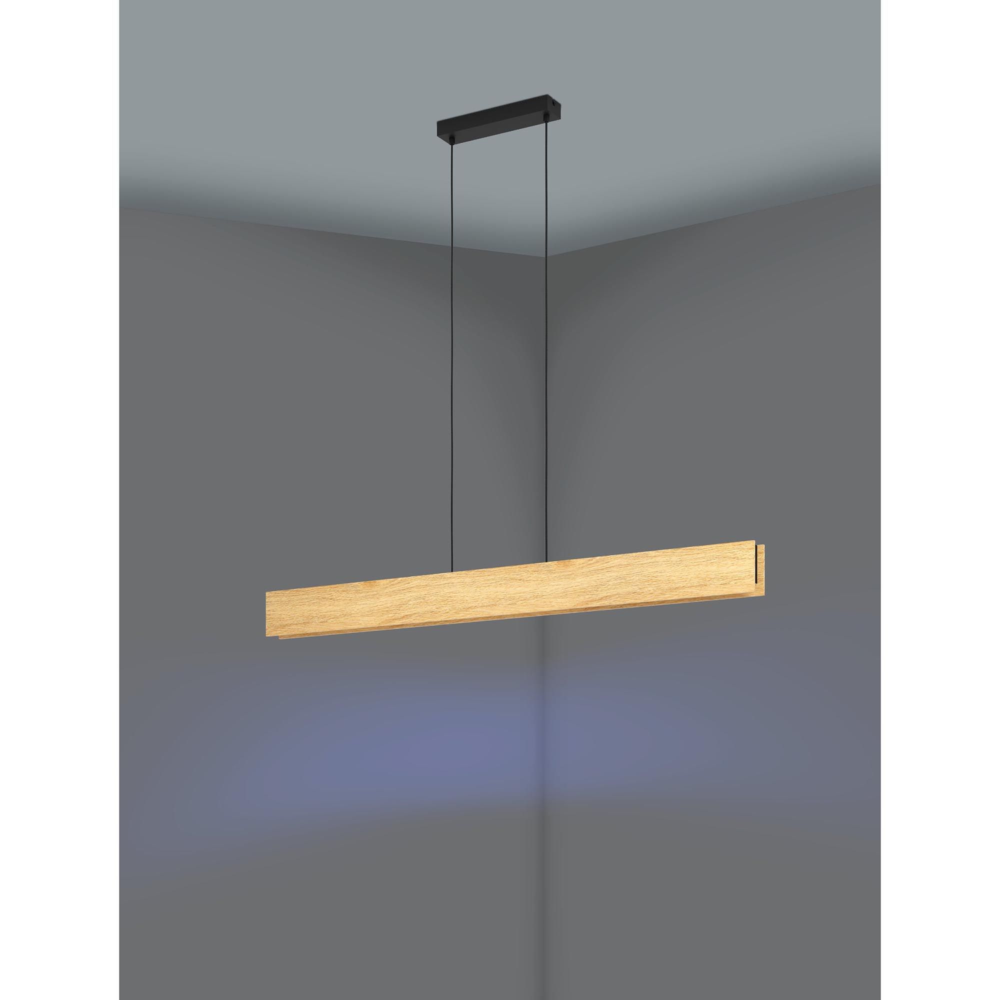 Suspension LED ANCHORENA Z dimmable en Bois