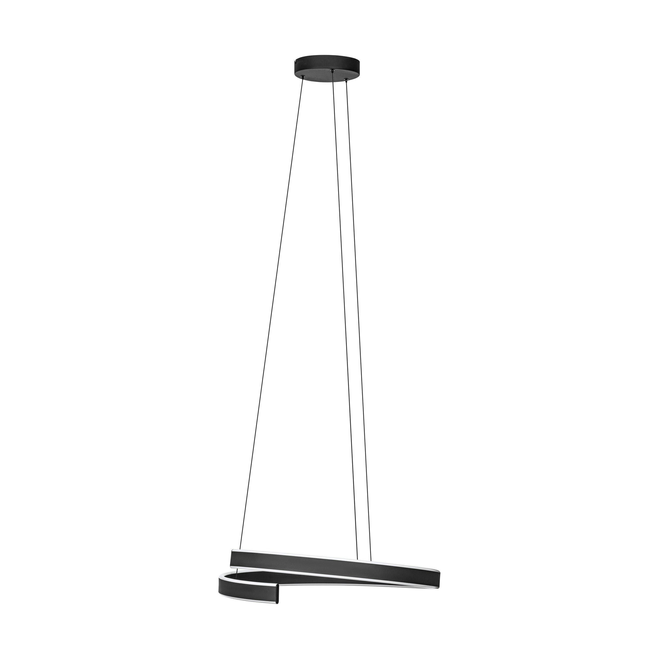 Suspension LED dimmable connecté ANDABAIA-Z noir Ø60cm