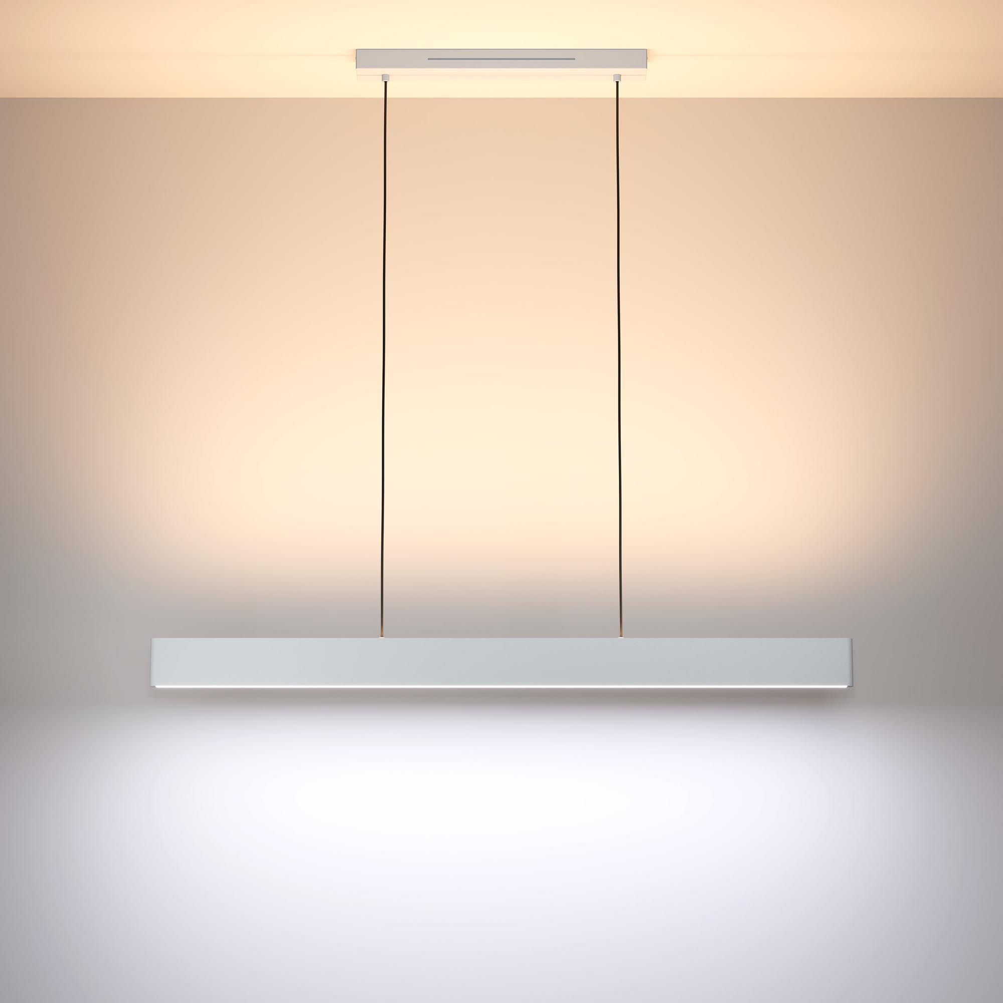 Suspension LED dimmable connecté ANDREA-Z gris L117cm