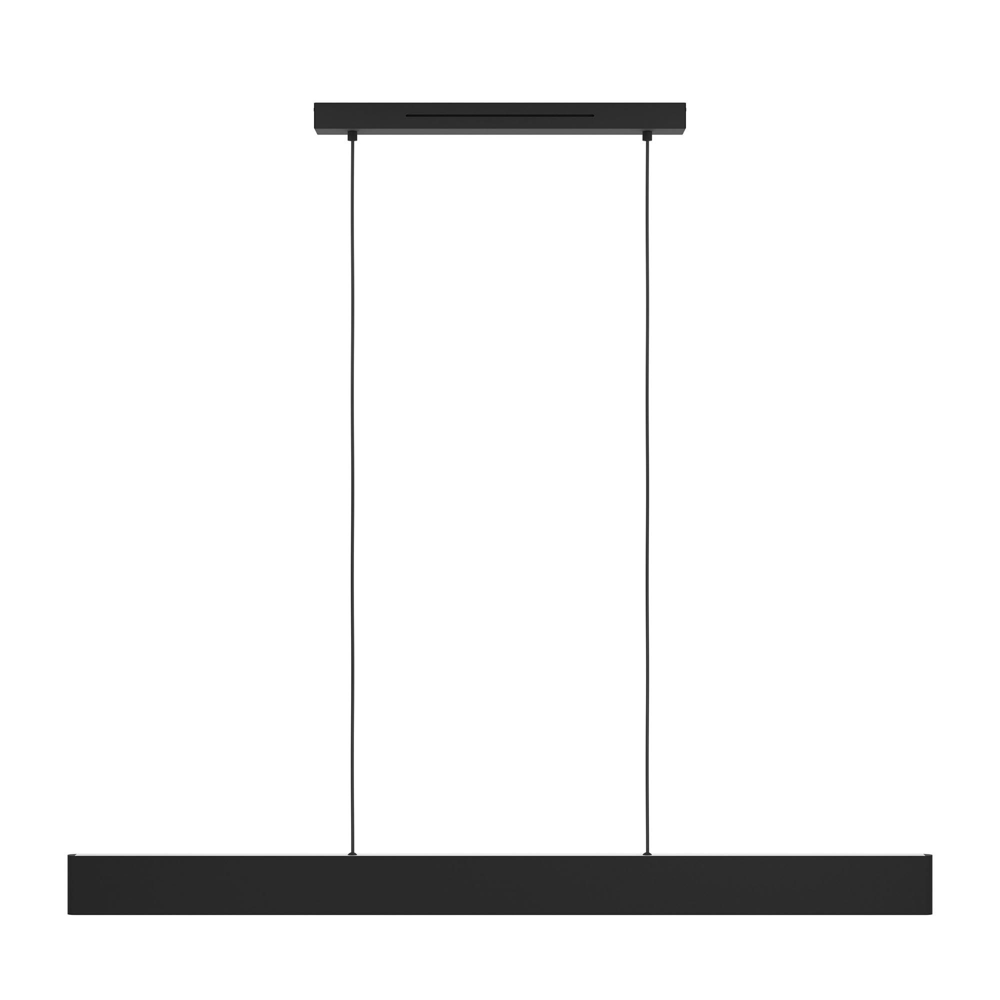 Suspension LED dimmable connecté ANDREAS-Z noir L117cm