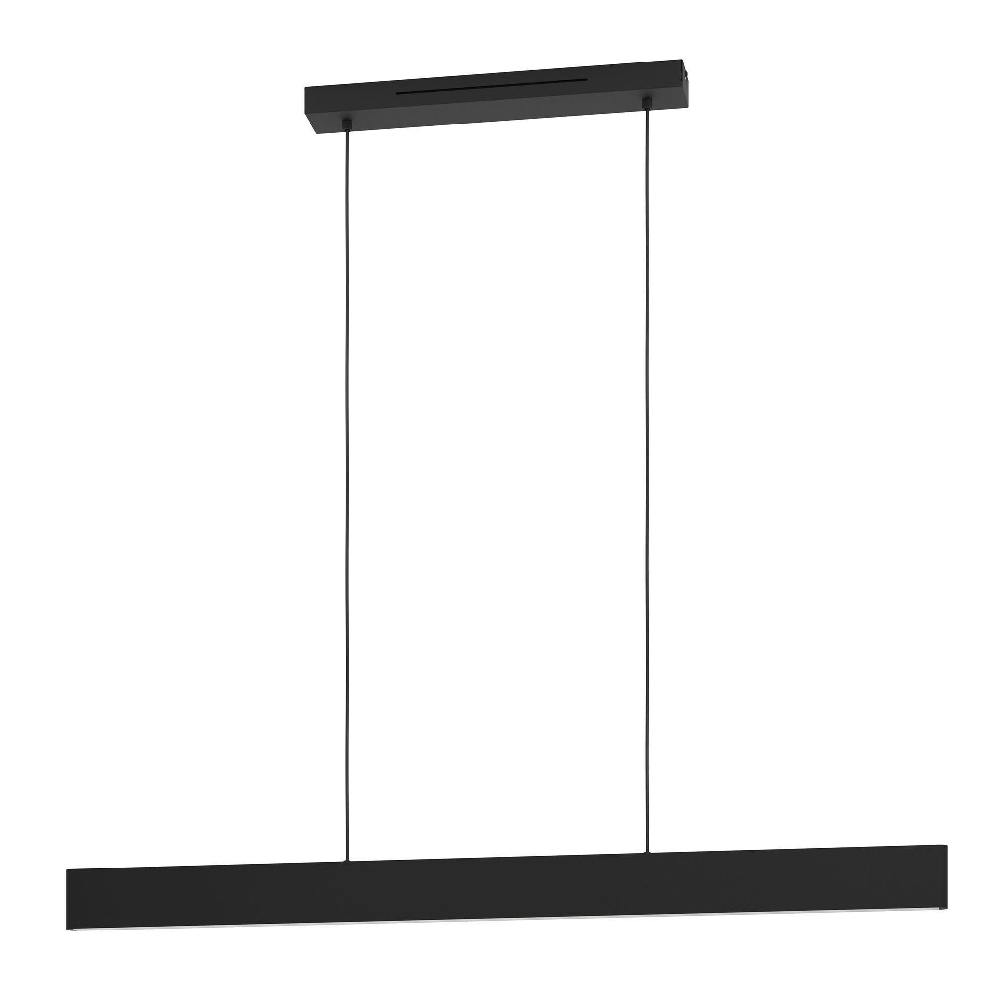 Suspension LED dimmable connecté ANDREAS-Z noir L117cm