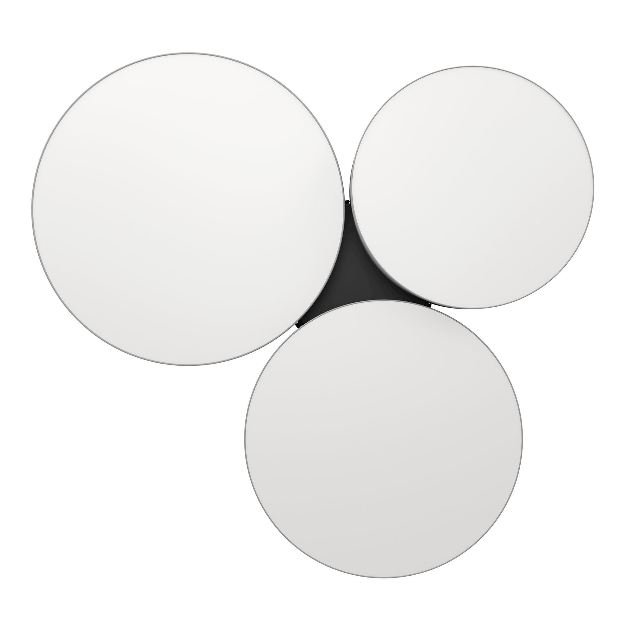 Plafonnier LED dimmable connecté BARBANO-Z gris P56,5cm