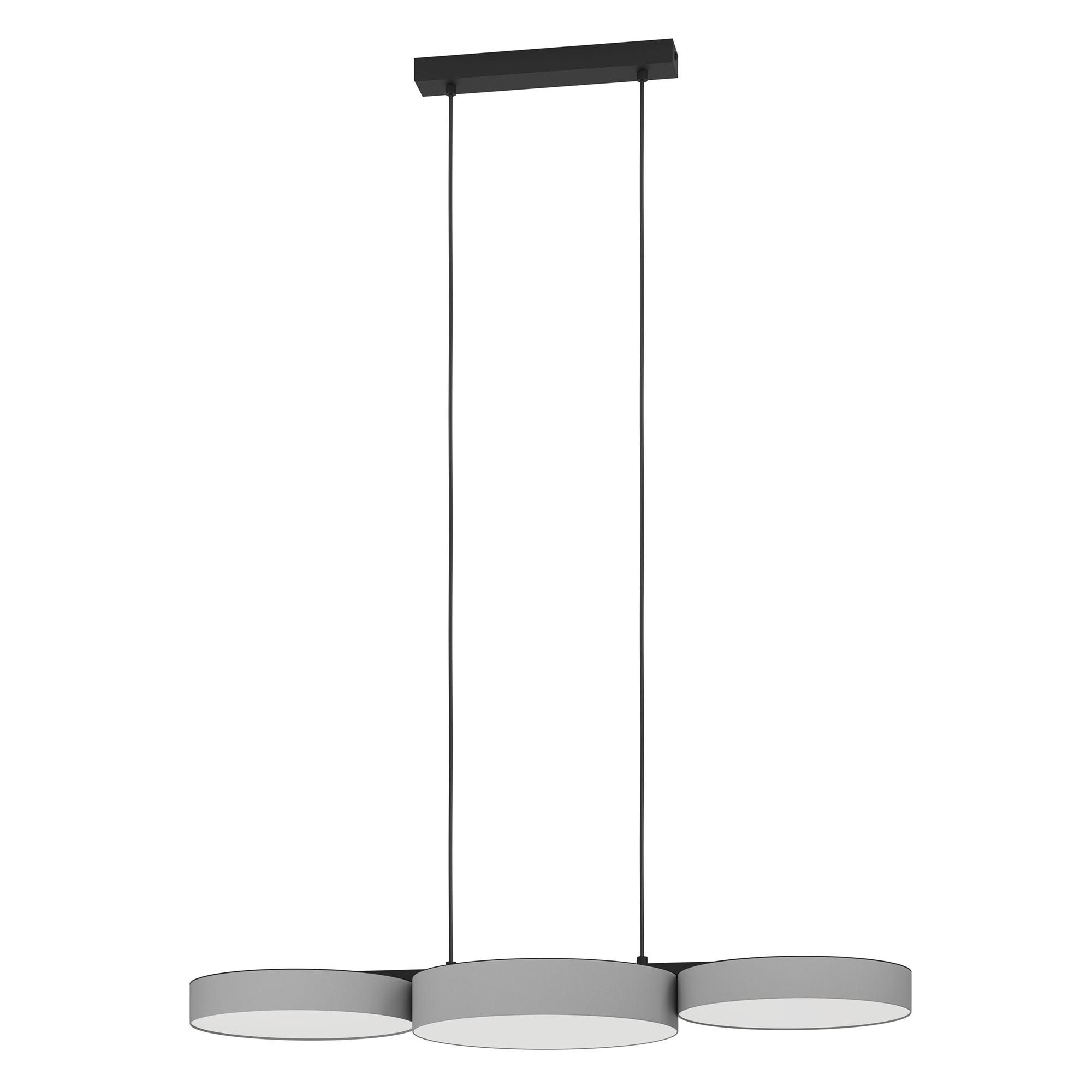 Suspension LED dimmable connecté BARBANO-Z gris H110cm