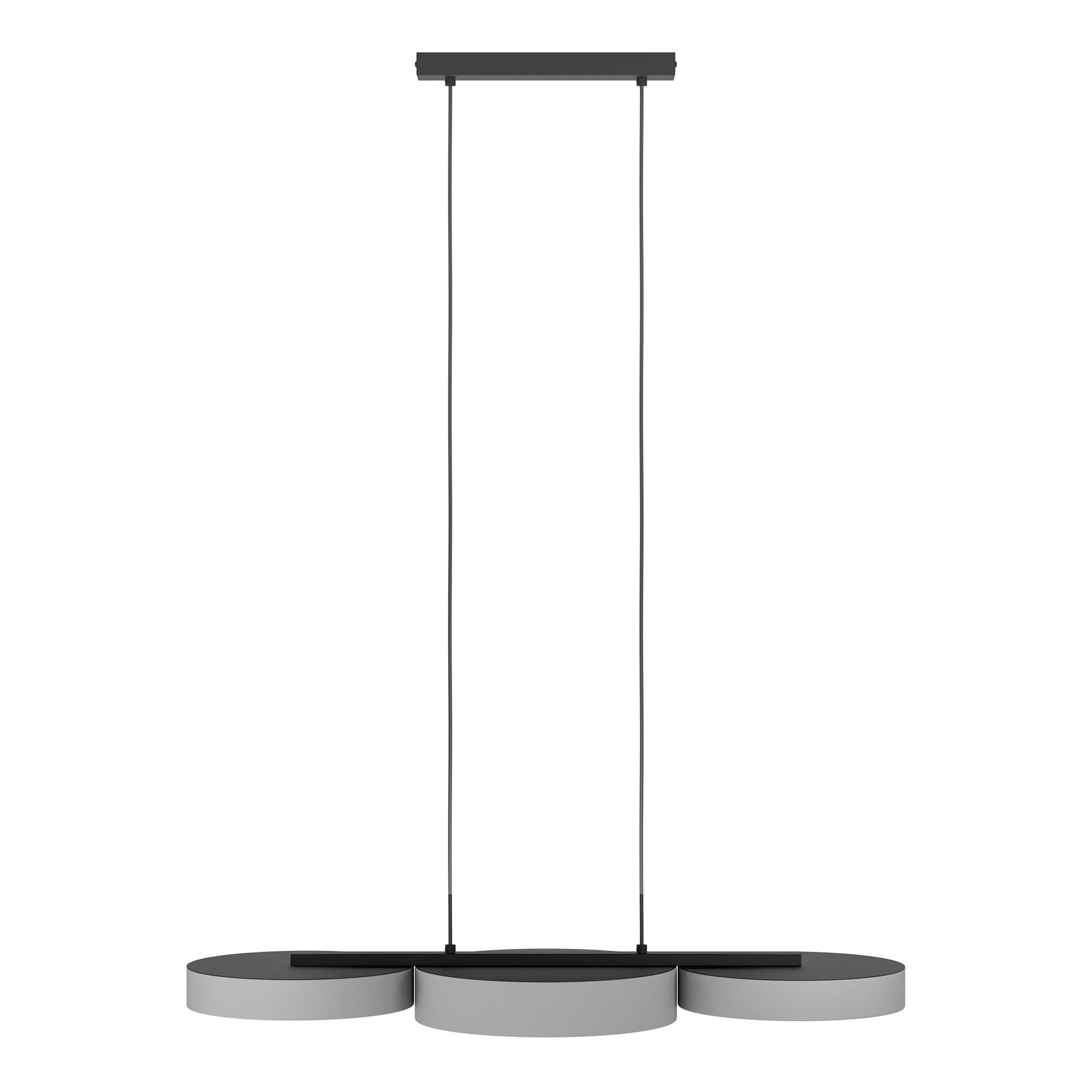 Suspension LED dimmable connecté BARBANO-Z gris H110cm