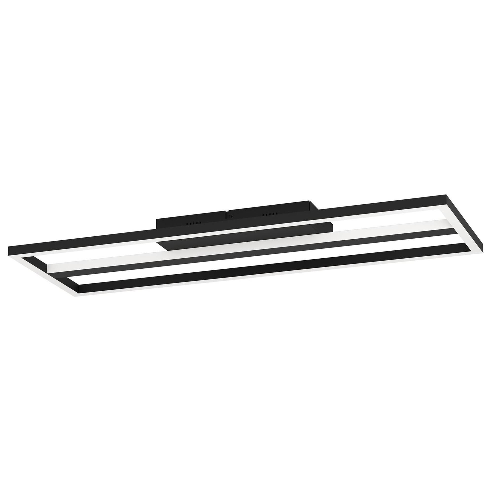 Plafonnier LED dimmable connecté CALAGRANO-Z noir/blanc L64cm