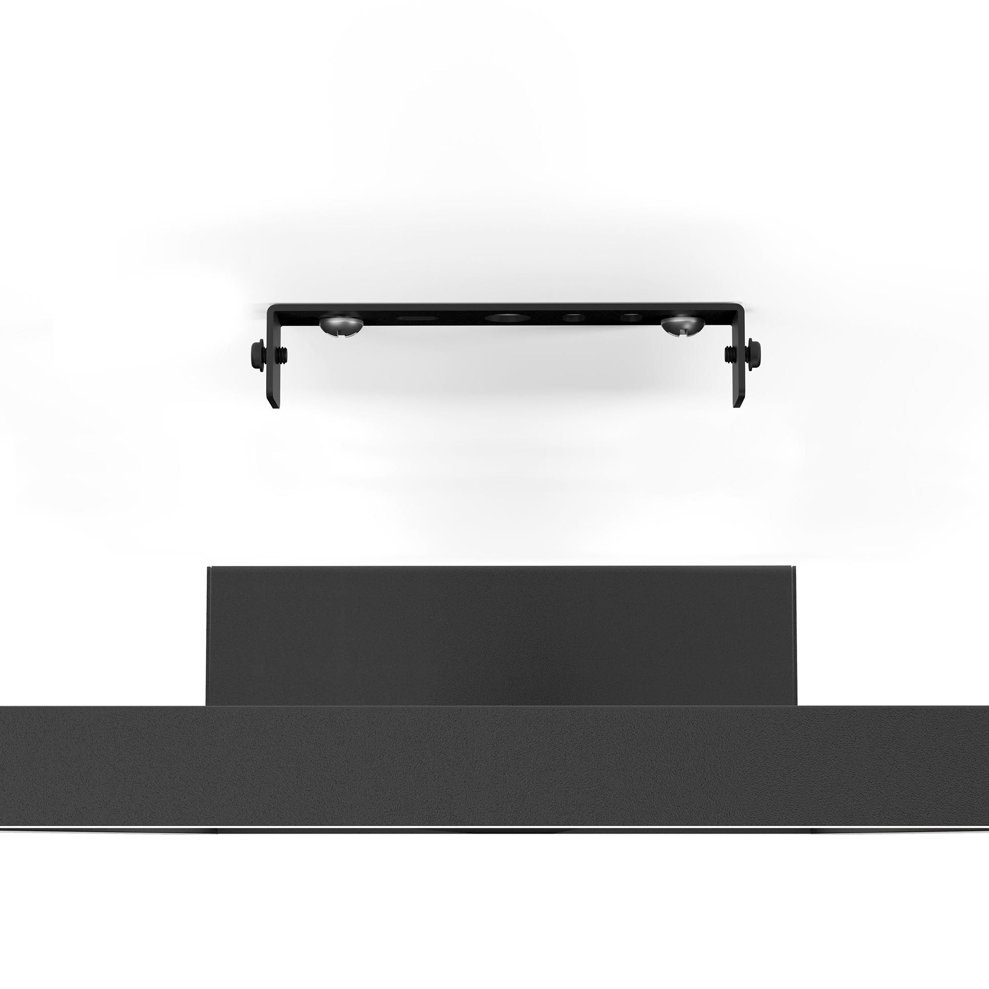 Plafonnier LED dimmable connecté CALAGRANO-Z noir/blanc L64cm