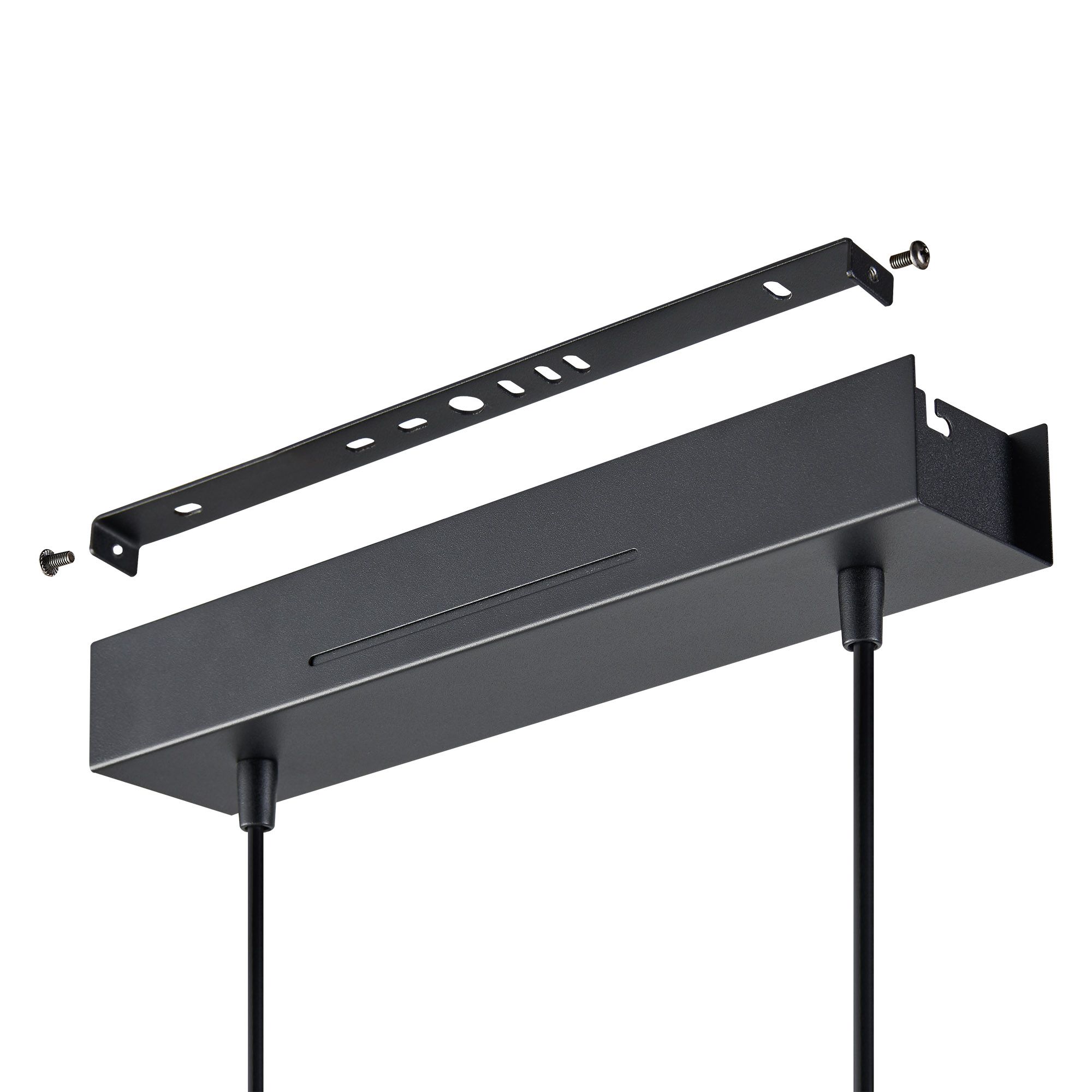 Suspension LED dimmable connecté FRAIOLI-Z noir H120cm