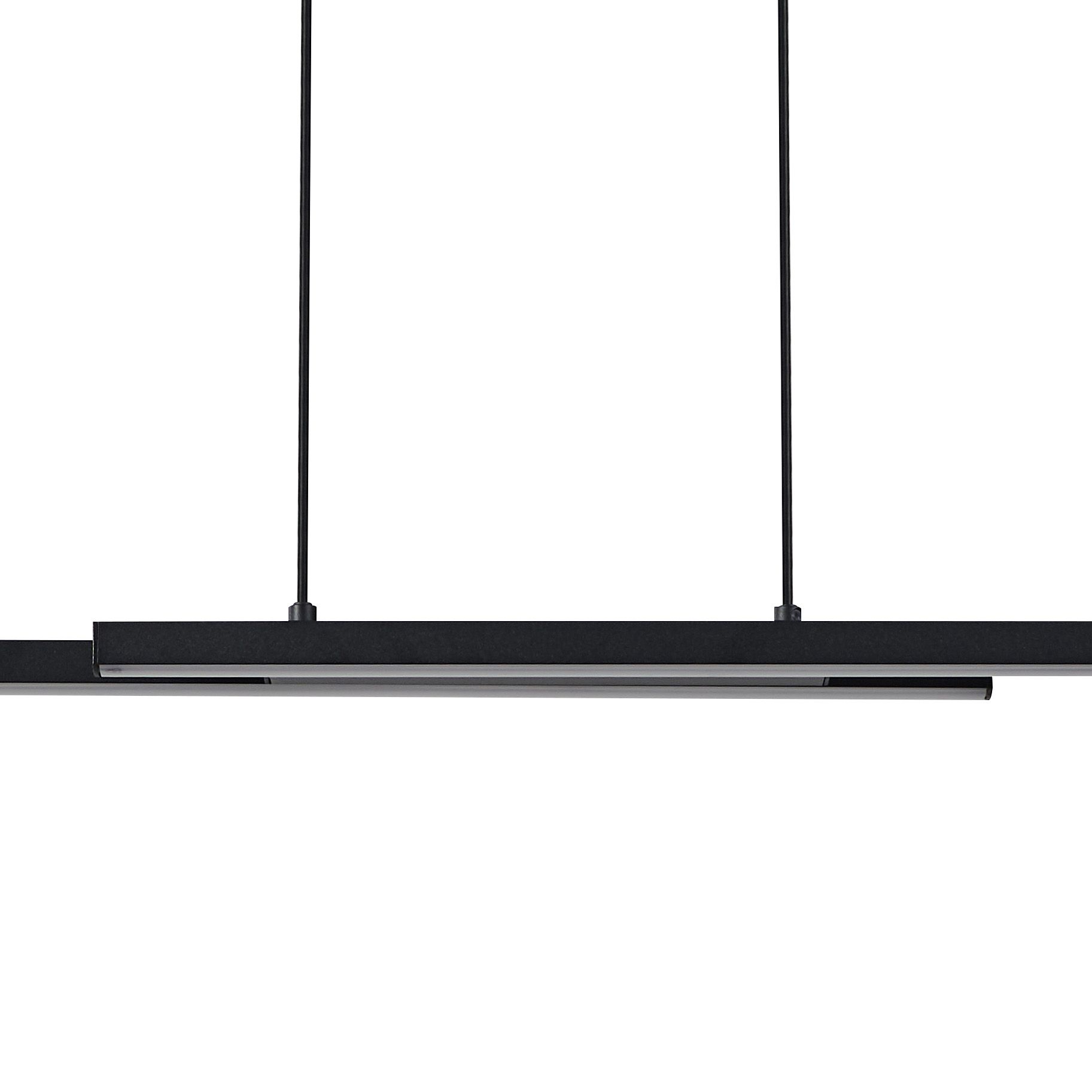 Suspension LED dimmable connecté FRAIOLI-Z noir L105,5cm