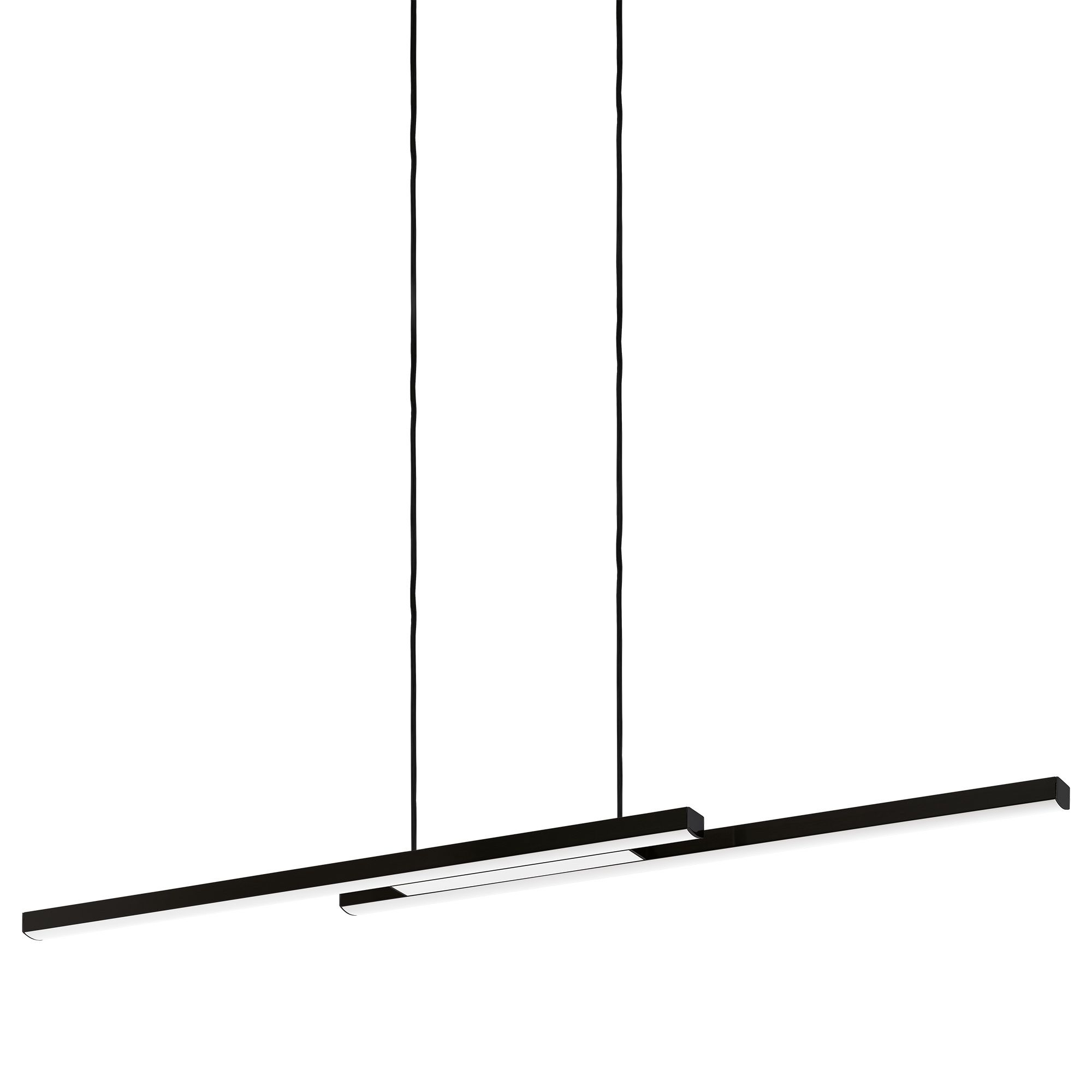 Suspension LED dimmable connecté FRAIOLI-Z noir H120cm