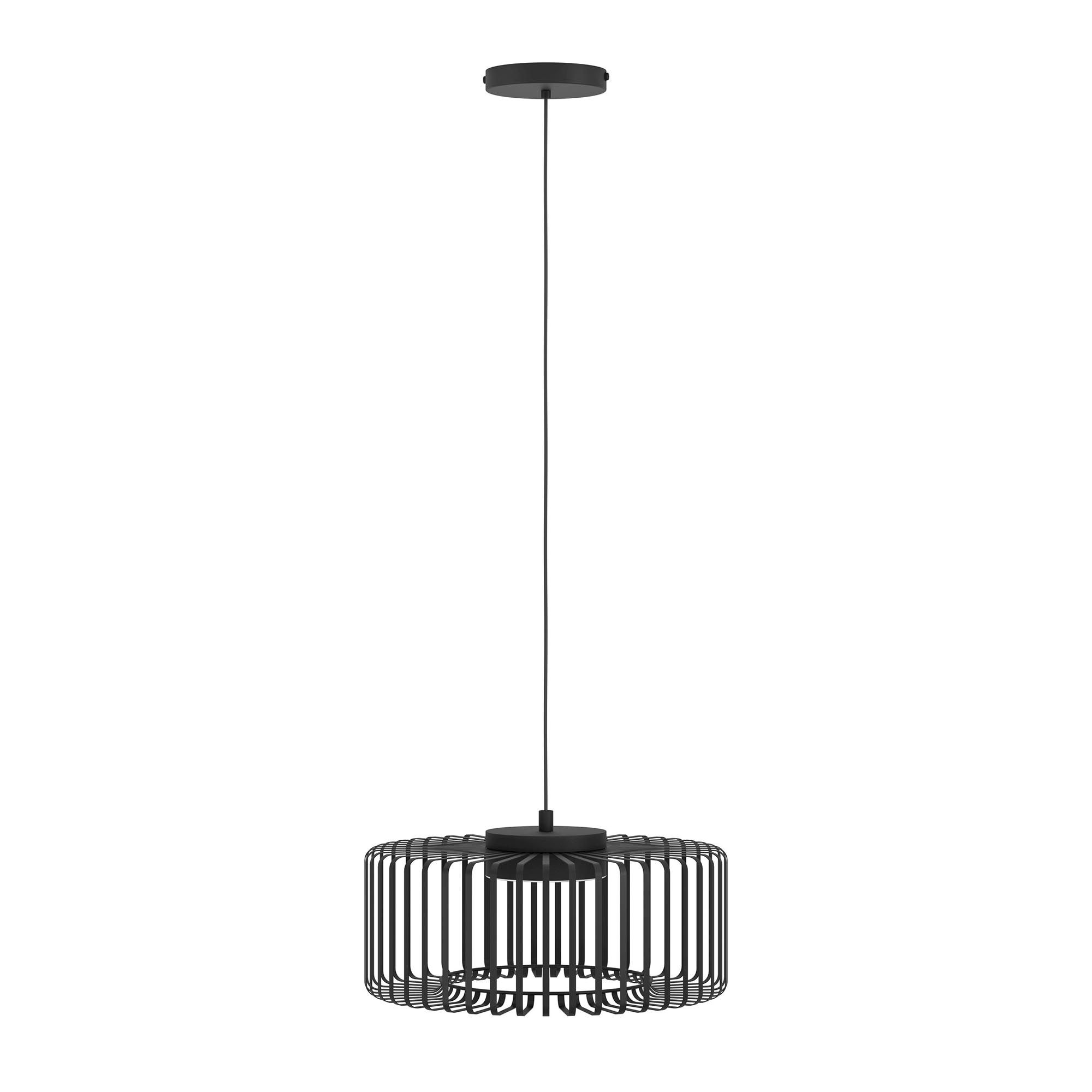 Suspension LED dimmable connecté GINESTRONE-Z noir/blanc Ø45cm