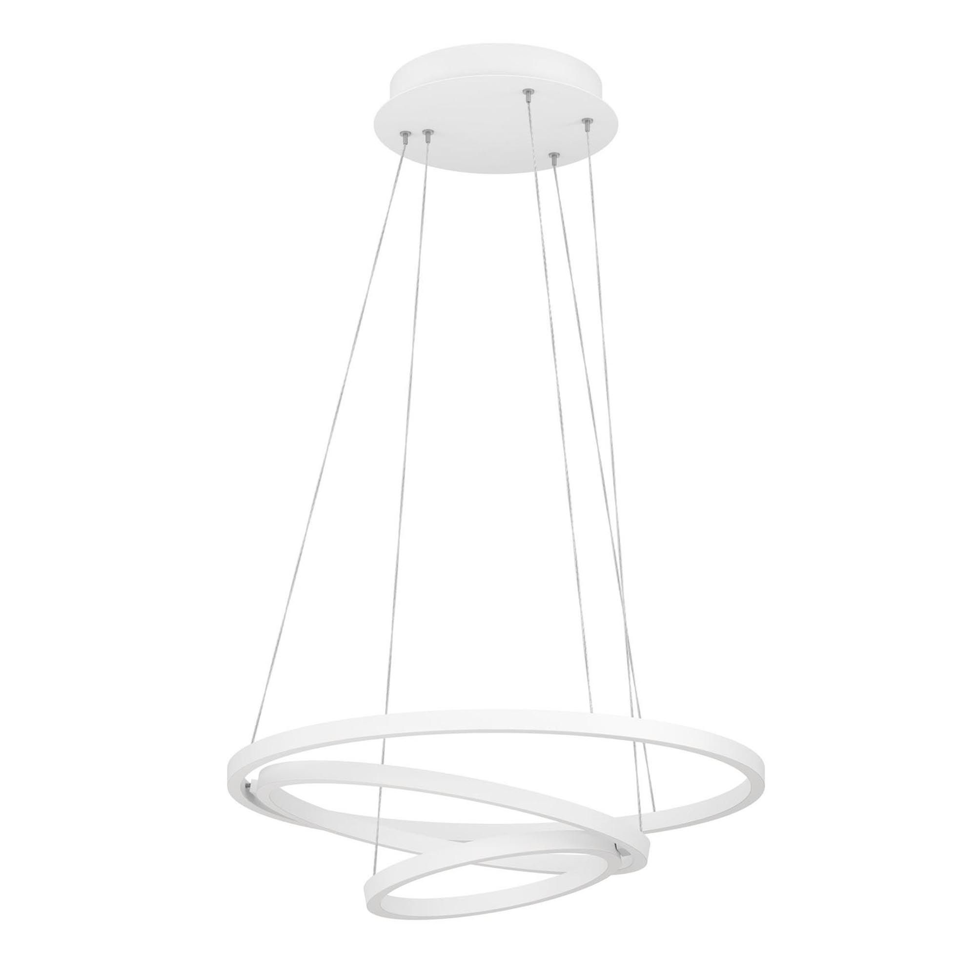 Suspension LED dimmable connecté LOBINERO-Z blanc Ø58cm
