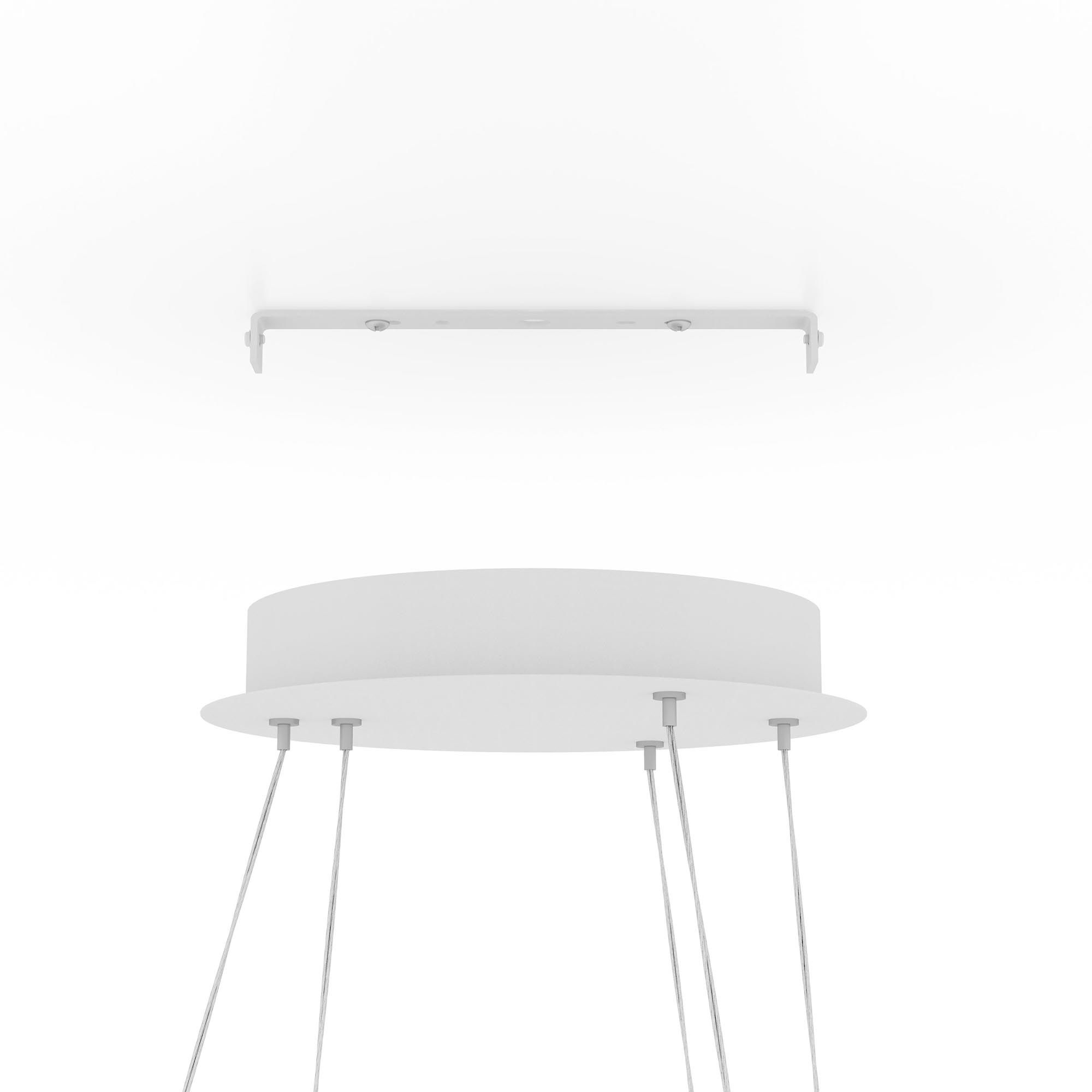Suspension LED dimmable connecté LOBINERO-Z blanc Ø58cm