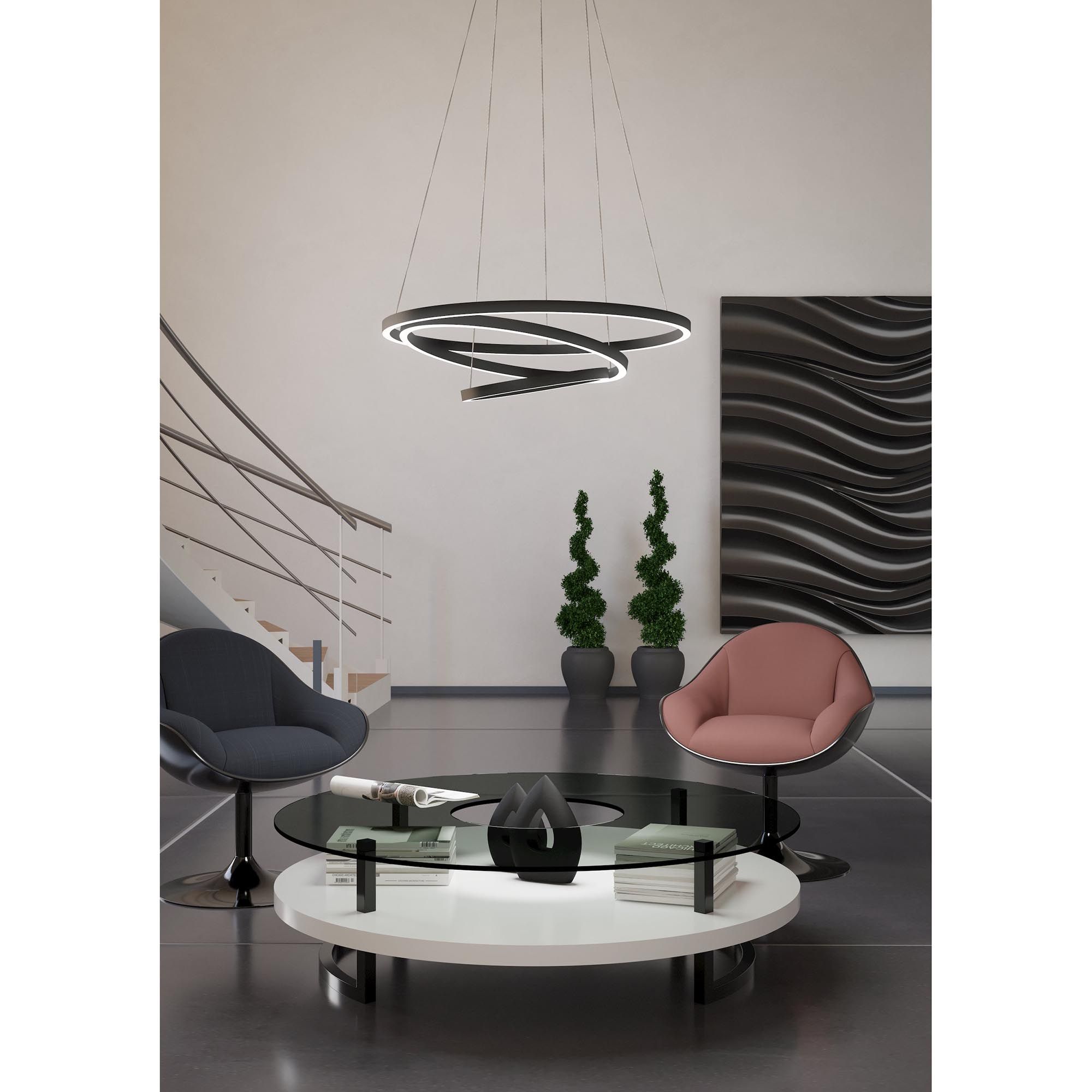 Suspension LED dimmable connecté LOBINERO-Z blanc Ø58cm