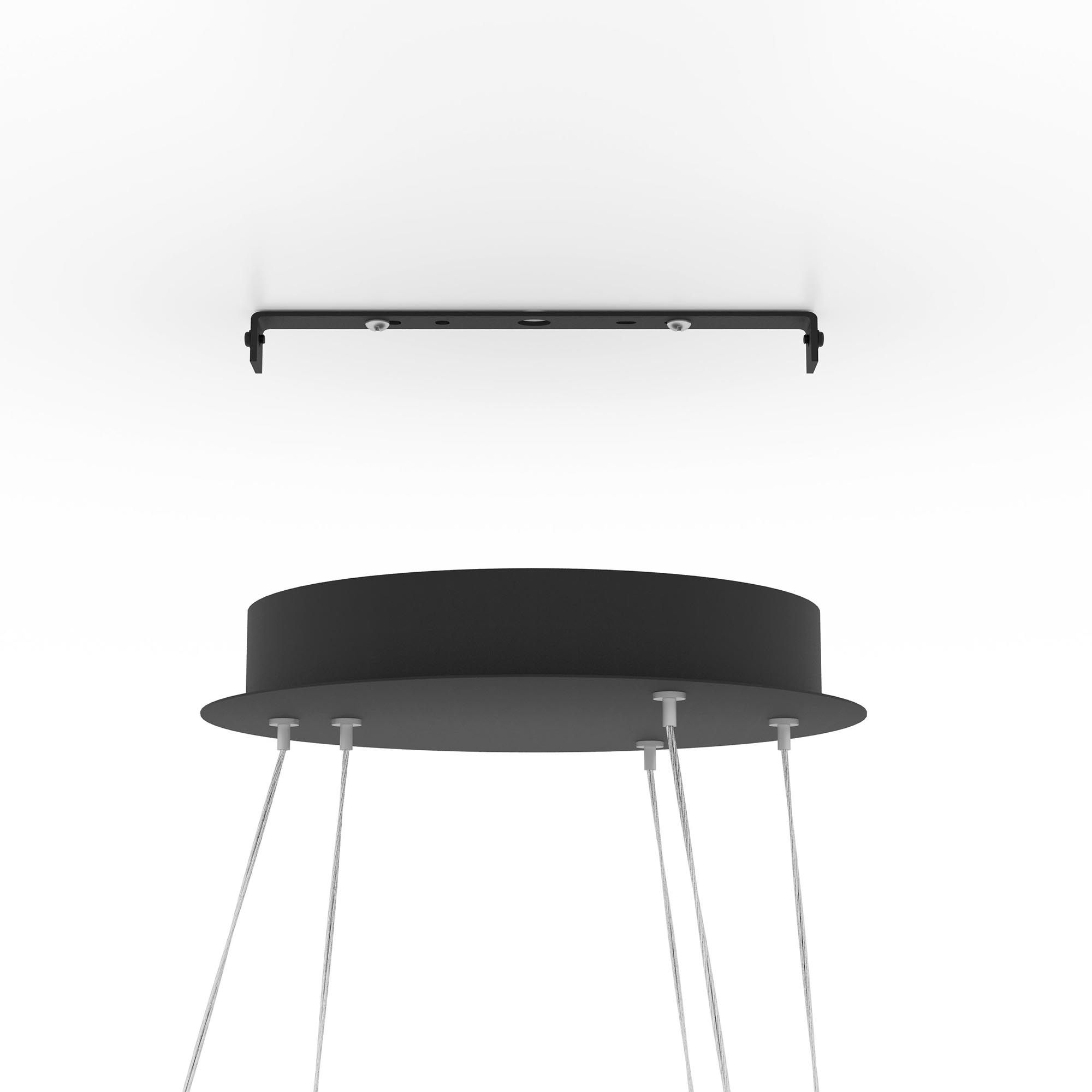 Suspension LED dimmable connecté LOBINERO-Z blanc Ø58cm