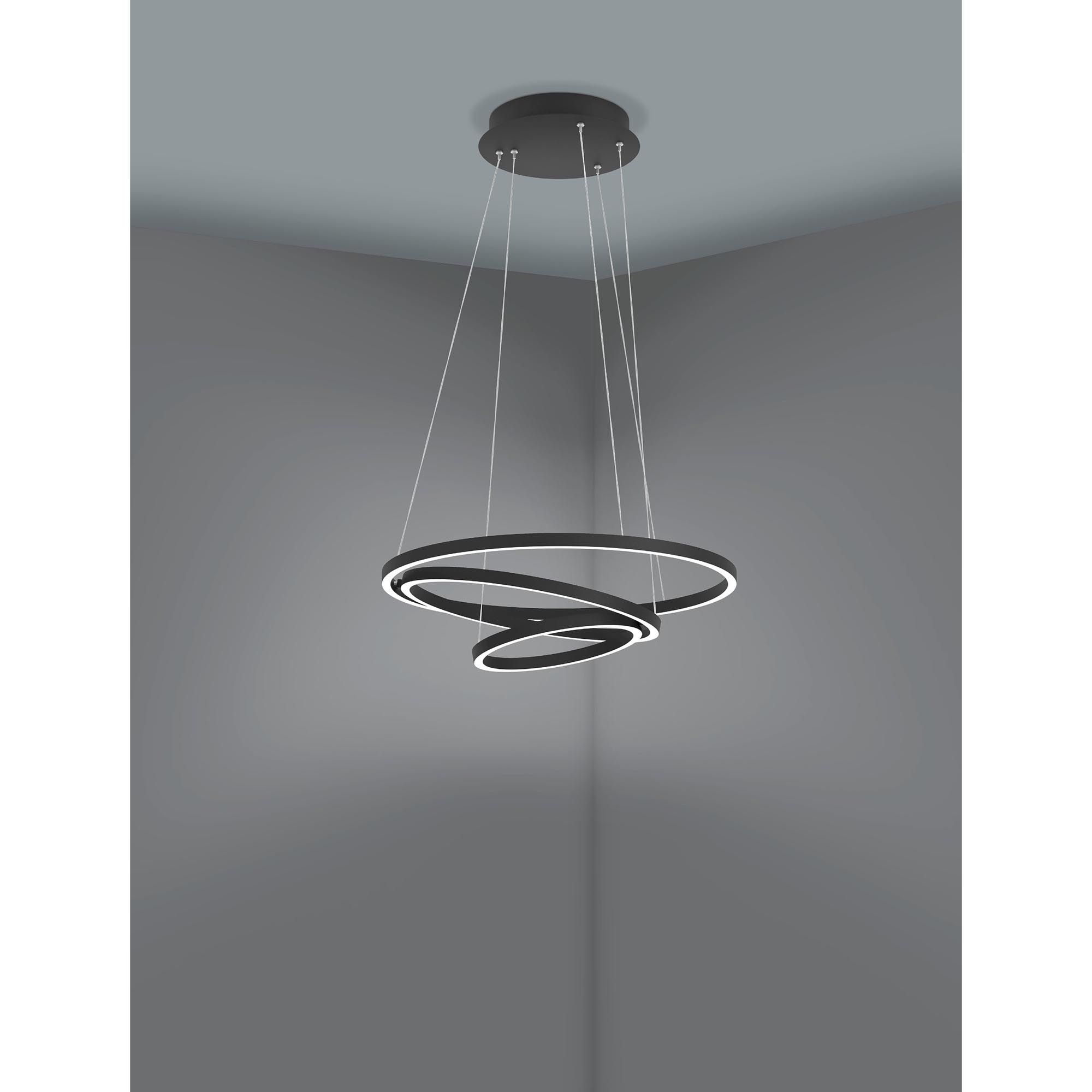 Suspension LED dimmable connecté LOBINERO-Z blanc Ø58cm